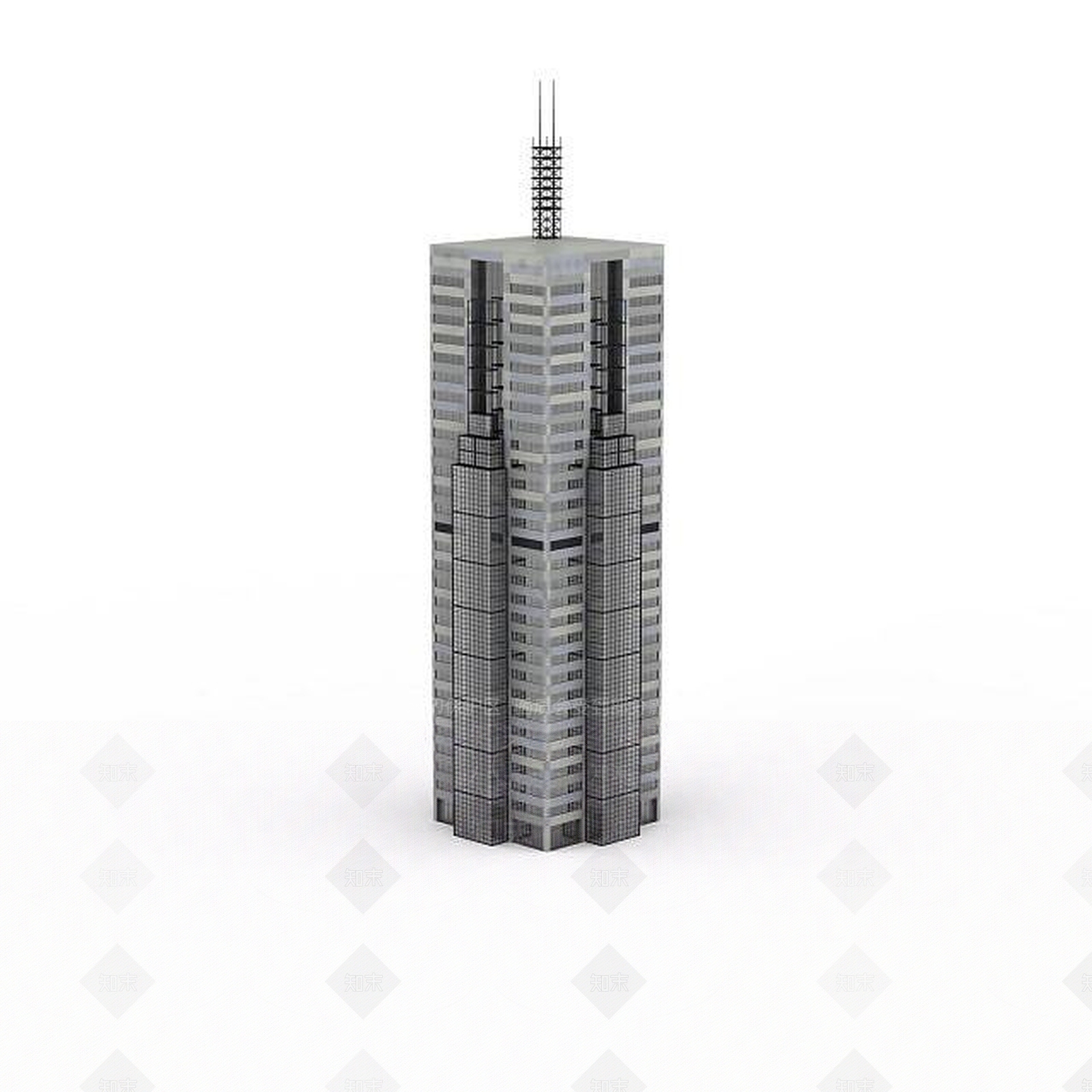 现代高层建筑物3D模型下载【ID:1196301959】