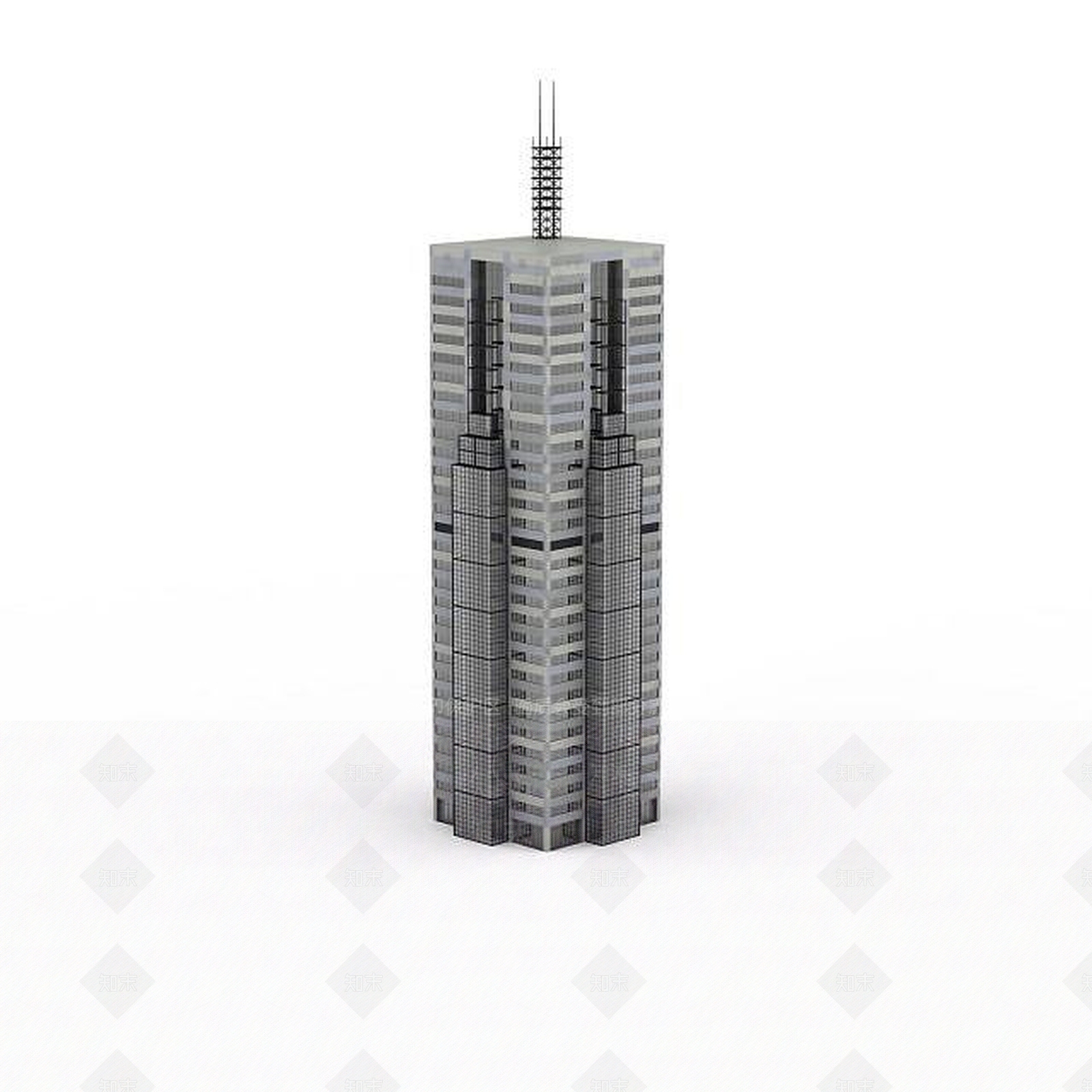 现代高层建筑物3D模型下载【ID:1196301959】