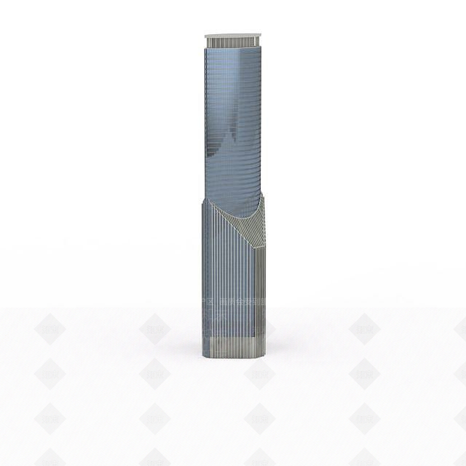 现代蓝色大厦3D模型下载【ID:1196302604】
