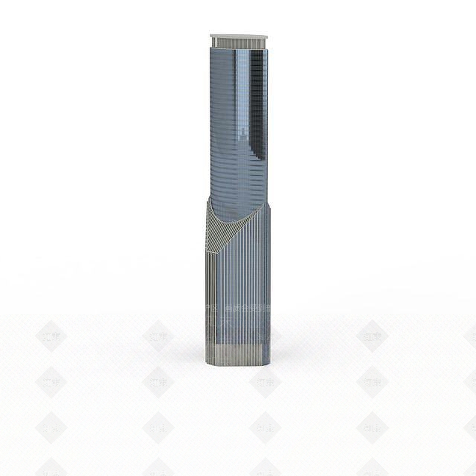 现代蓝色大厦3D模型下载【ID:1196302604】