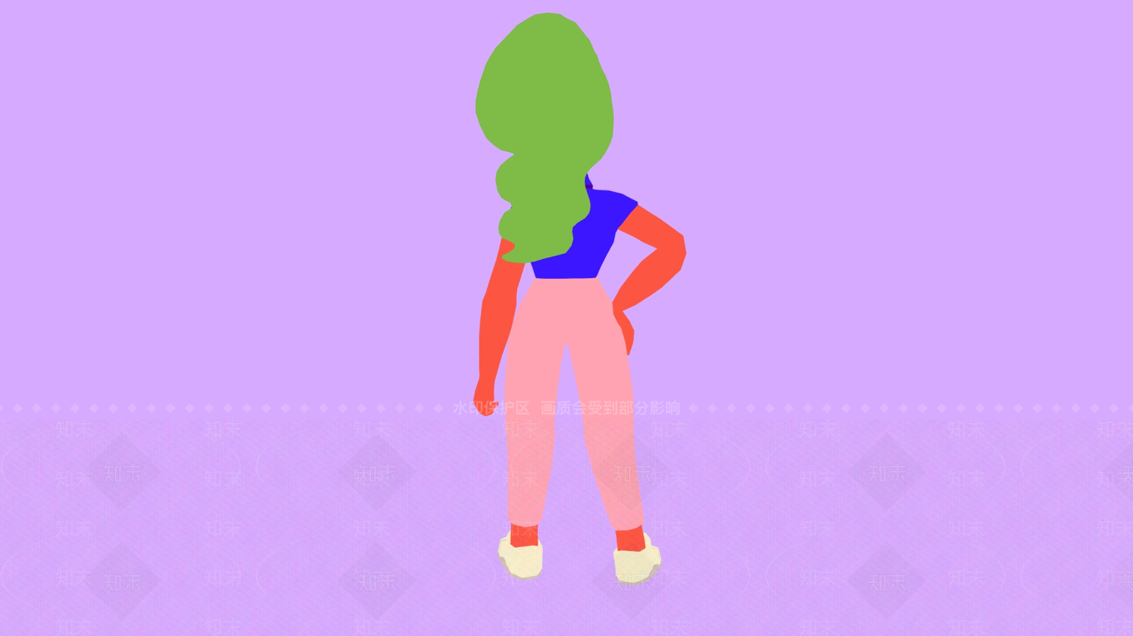 女人3D模型下载【ID:1196303106】