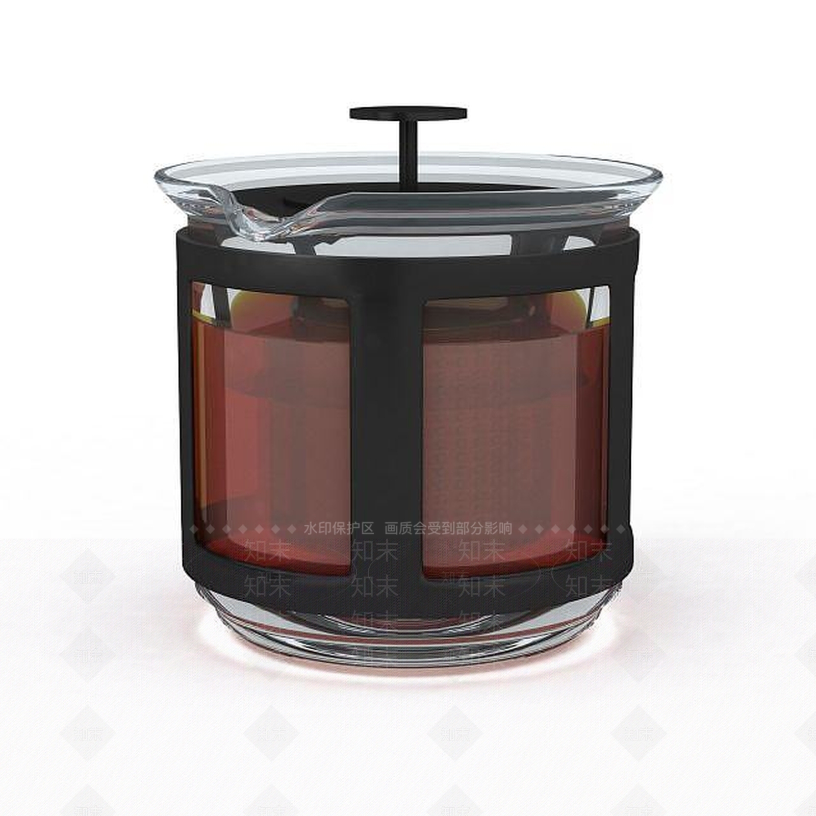 现代玻璃水杯3D模型下载【ID:1196304190】