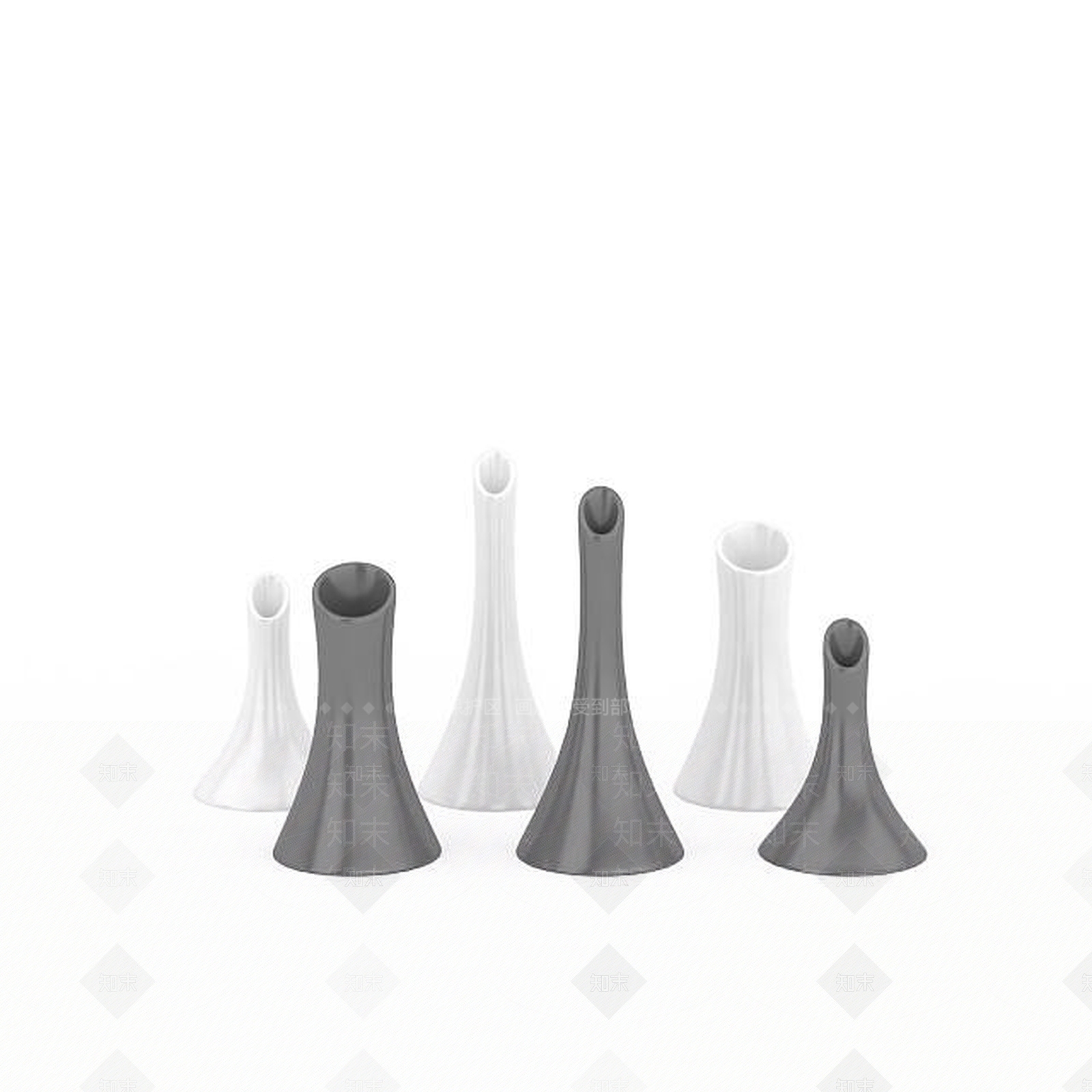 现代陶瓷漏斗3D模型下载【ID:1196304276】