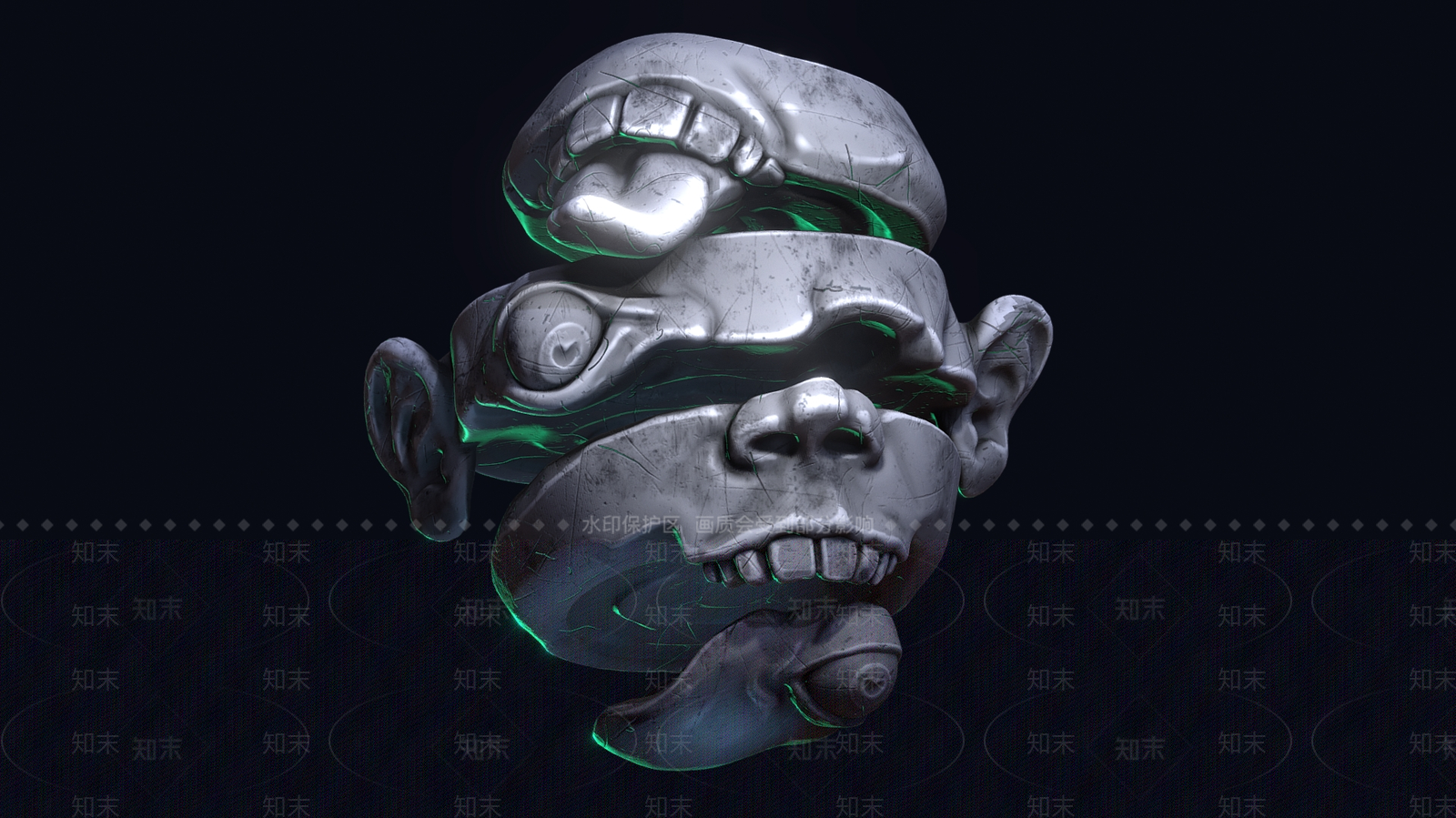 虚拟人物3D模型下载【ID:1196304375】