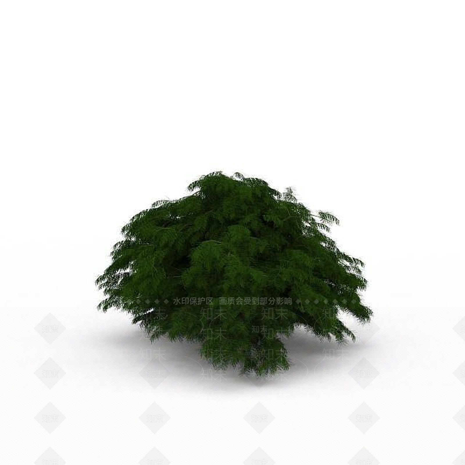 现代灌木丛3D模型下载【ID:1196304409】