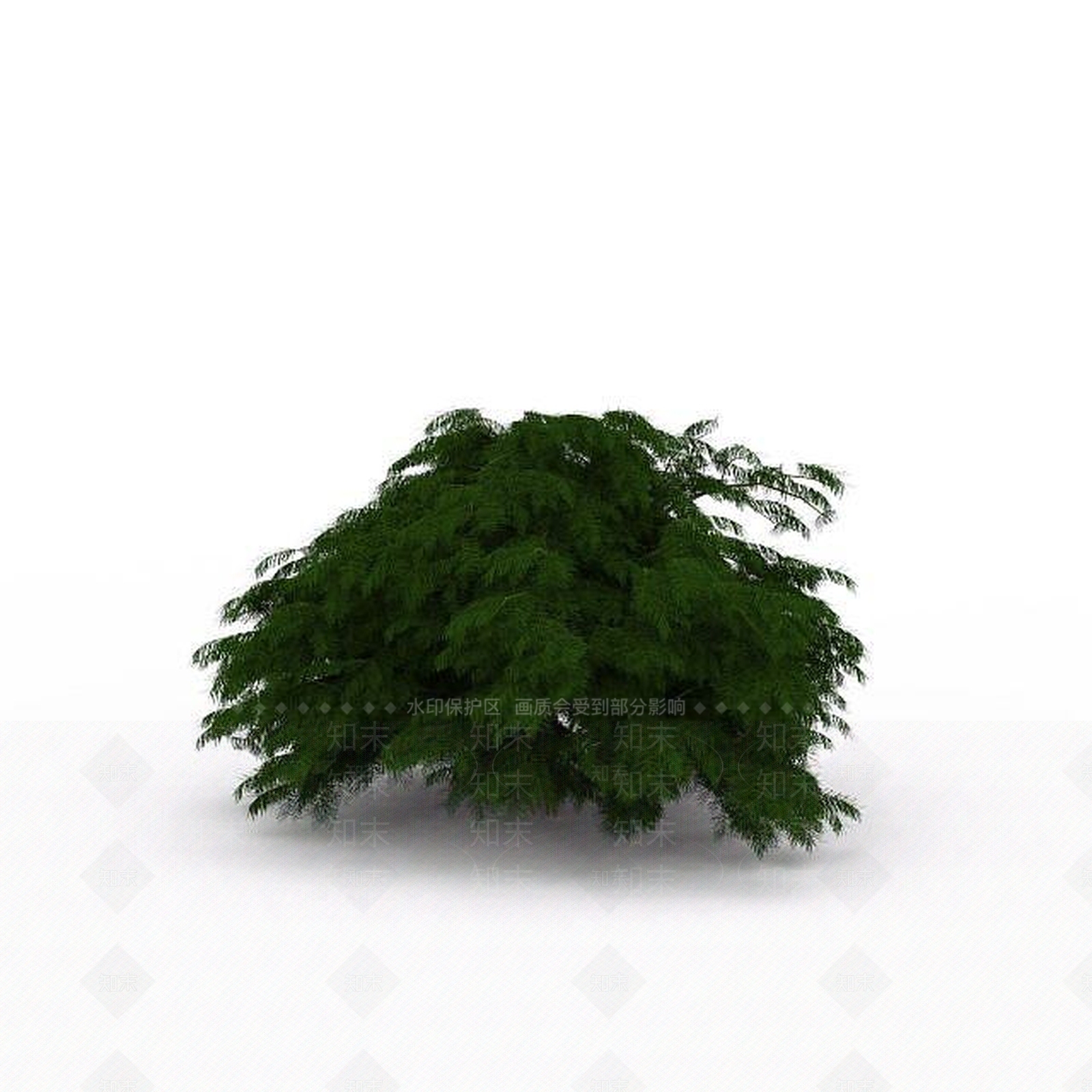 现代灌木丛3D模型下载【ID:1196304409】