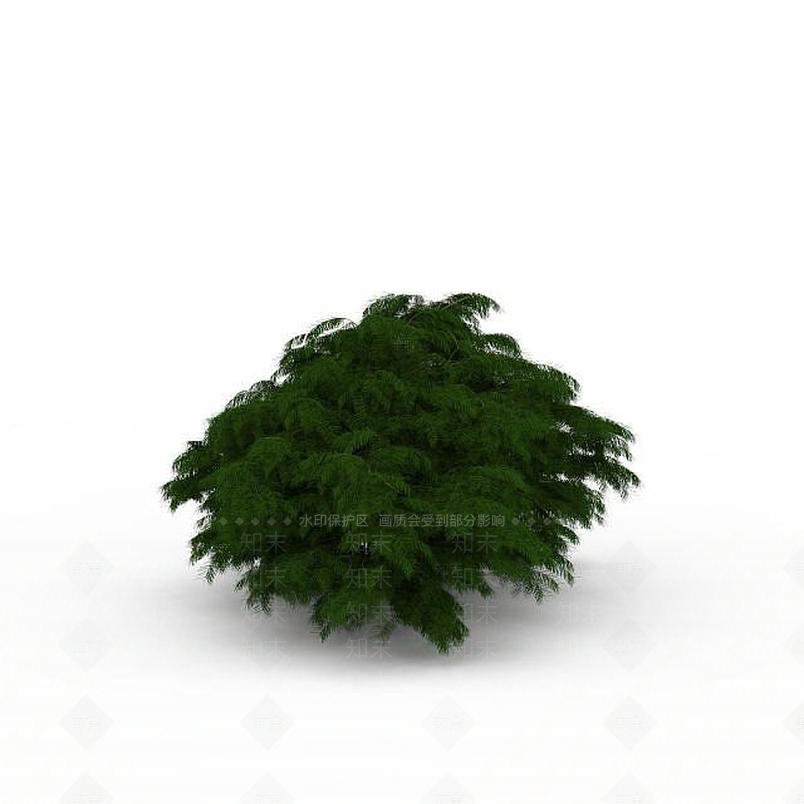 现代灌木丛3D模型下载【ID:1196304409】