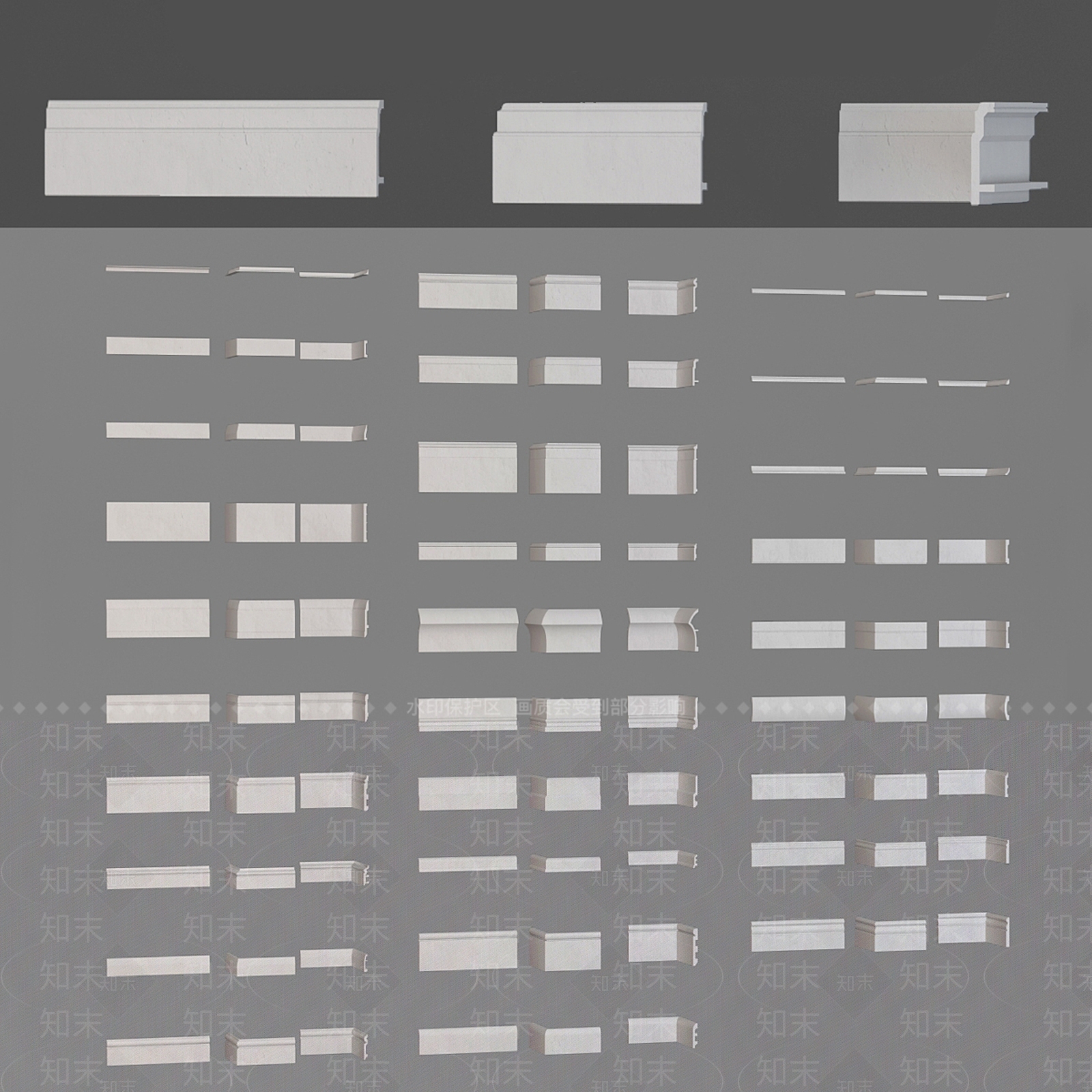 现代线条3D模型下载【ID:1196305041】