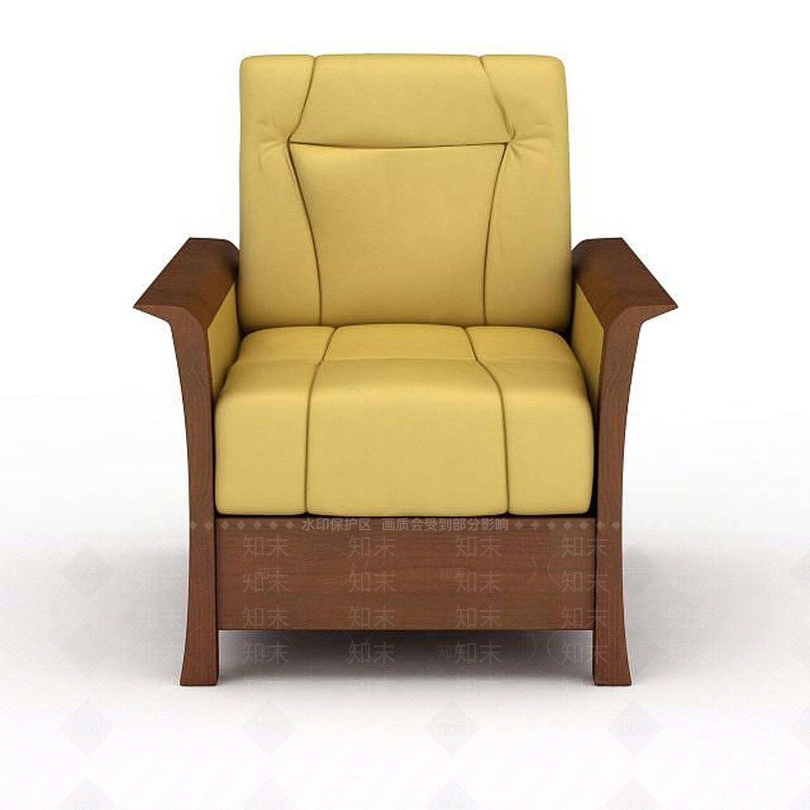 现代办公室沙发3D模型下载【ID:1196307555】