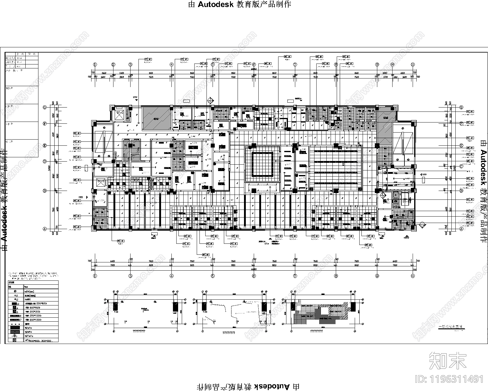 现代医院cad施工图下载【ID:1196311491】