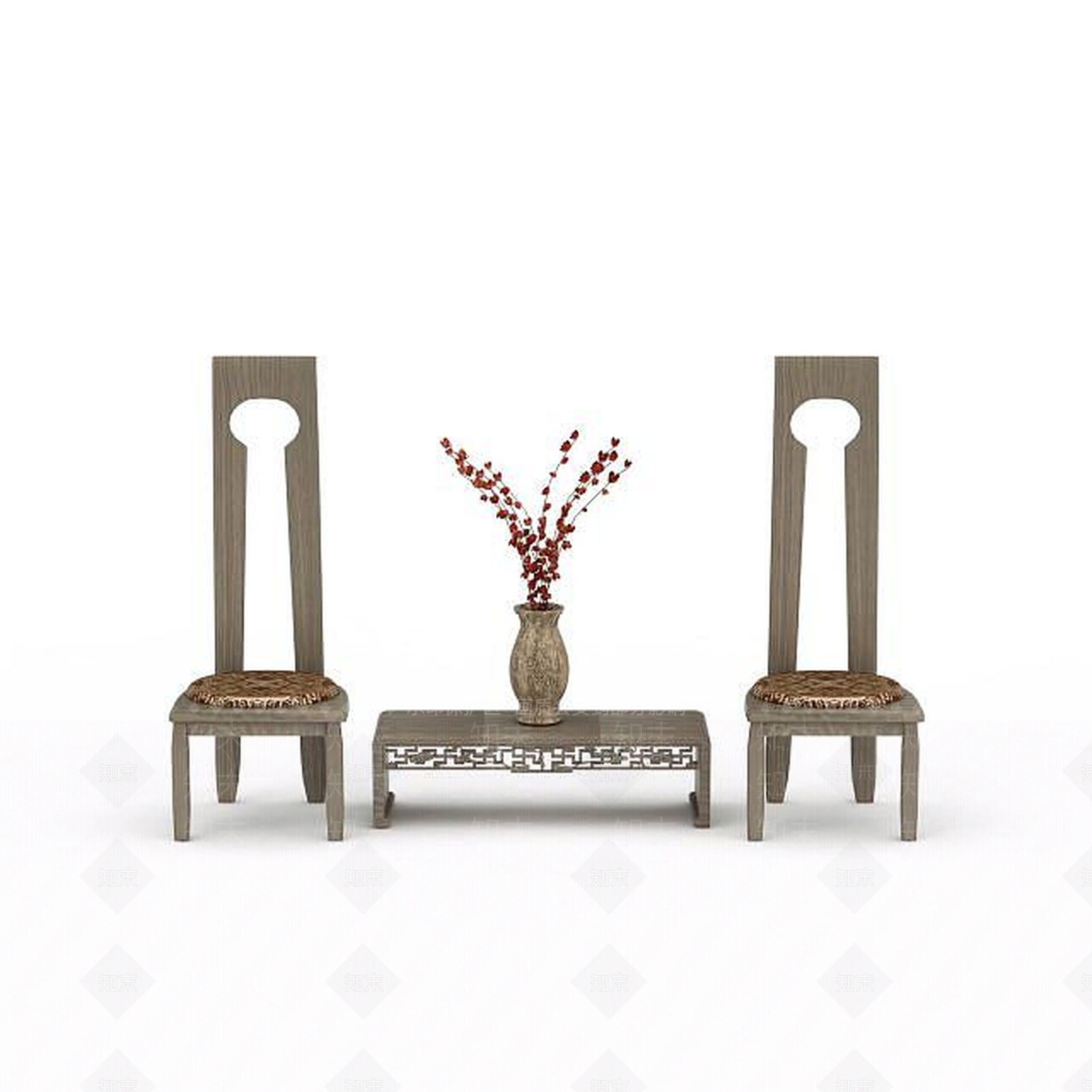 现代时尚桌椅3D模型下载【ID:1196311652】