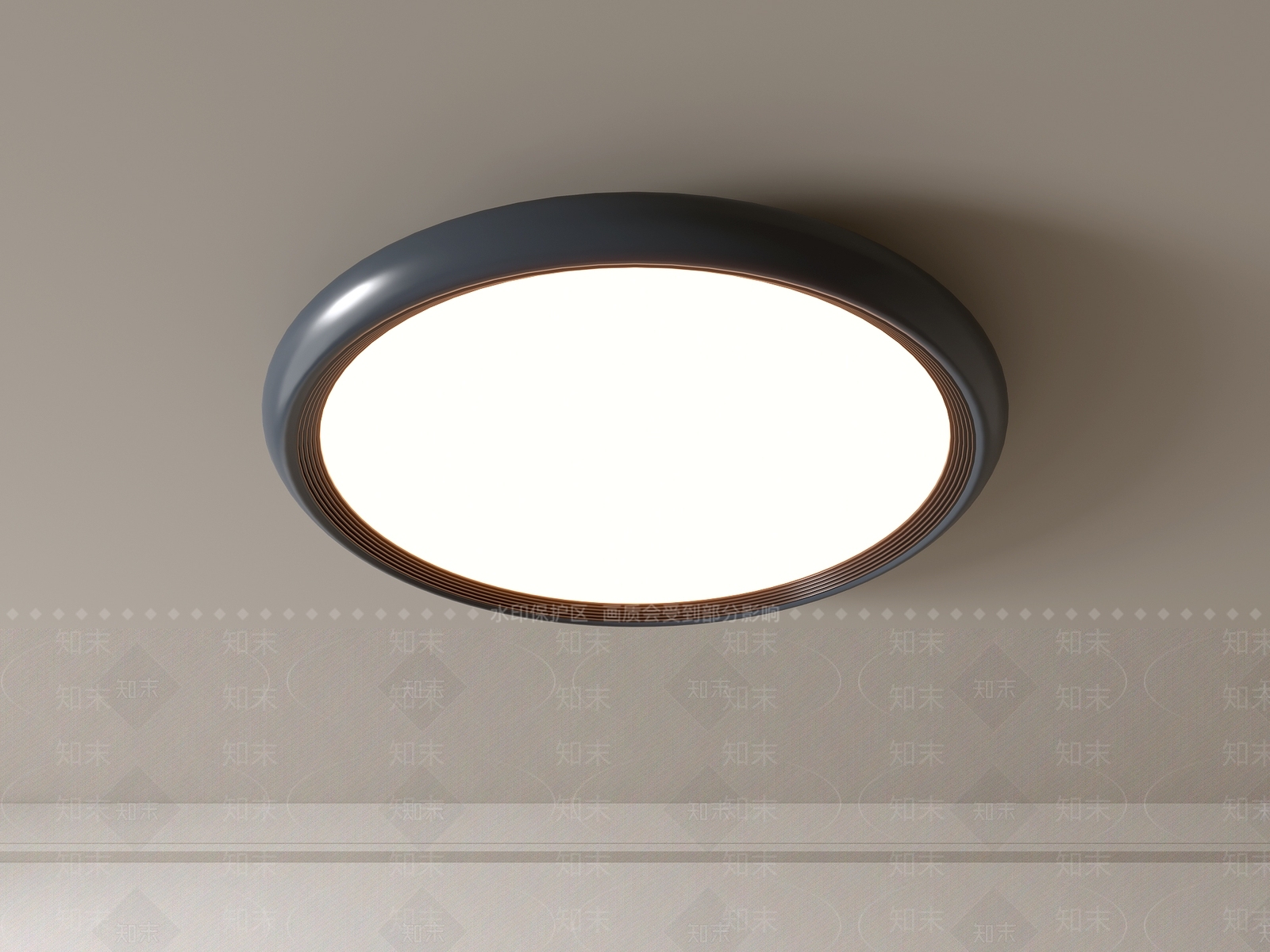 现代吸顶灯3D模型下载【ID:1196312190】