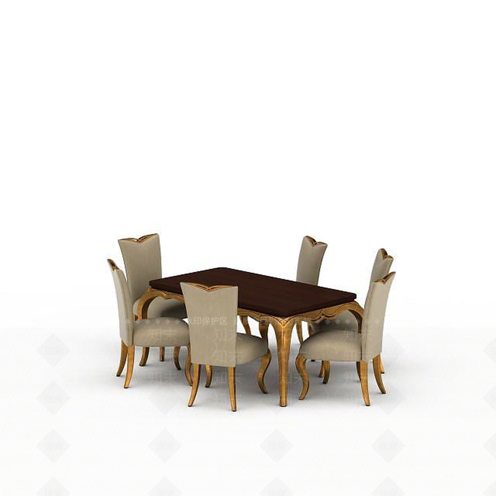现代沙发桌椅组合3D模型下载【ID:1196497156】