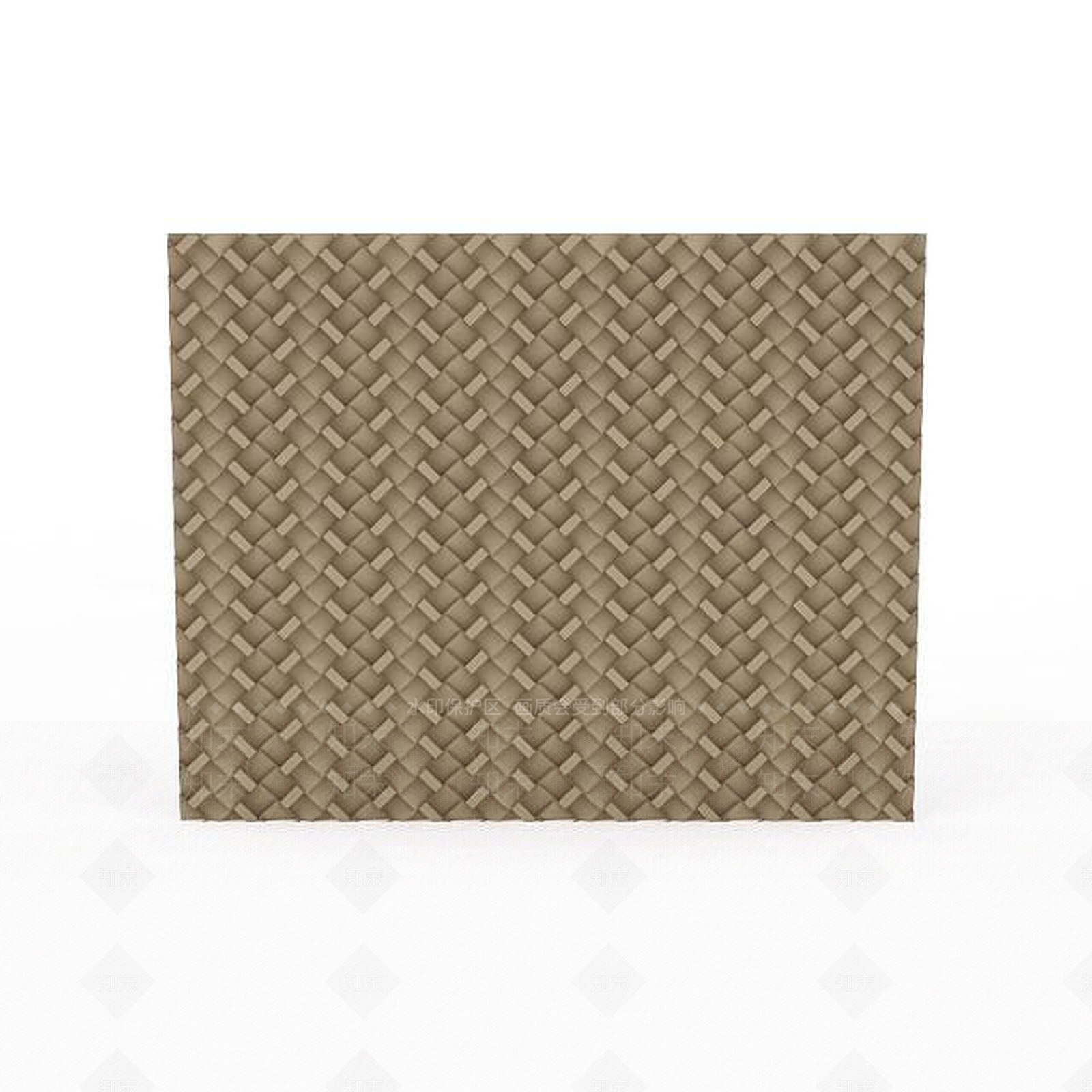 现代方形花纹装饰品3D模型下载【ID:1196313129】