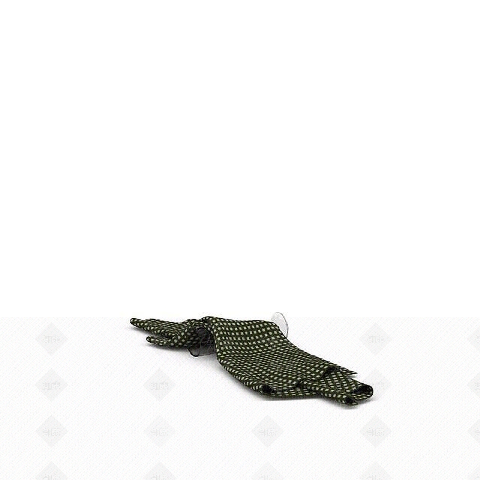 现代绿色方格桌布3D模型下载【ID:1196313453】