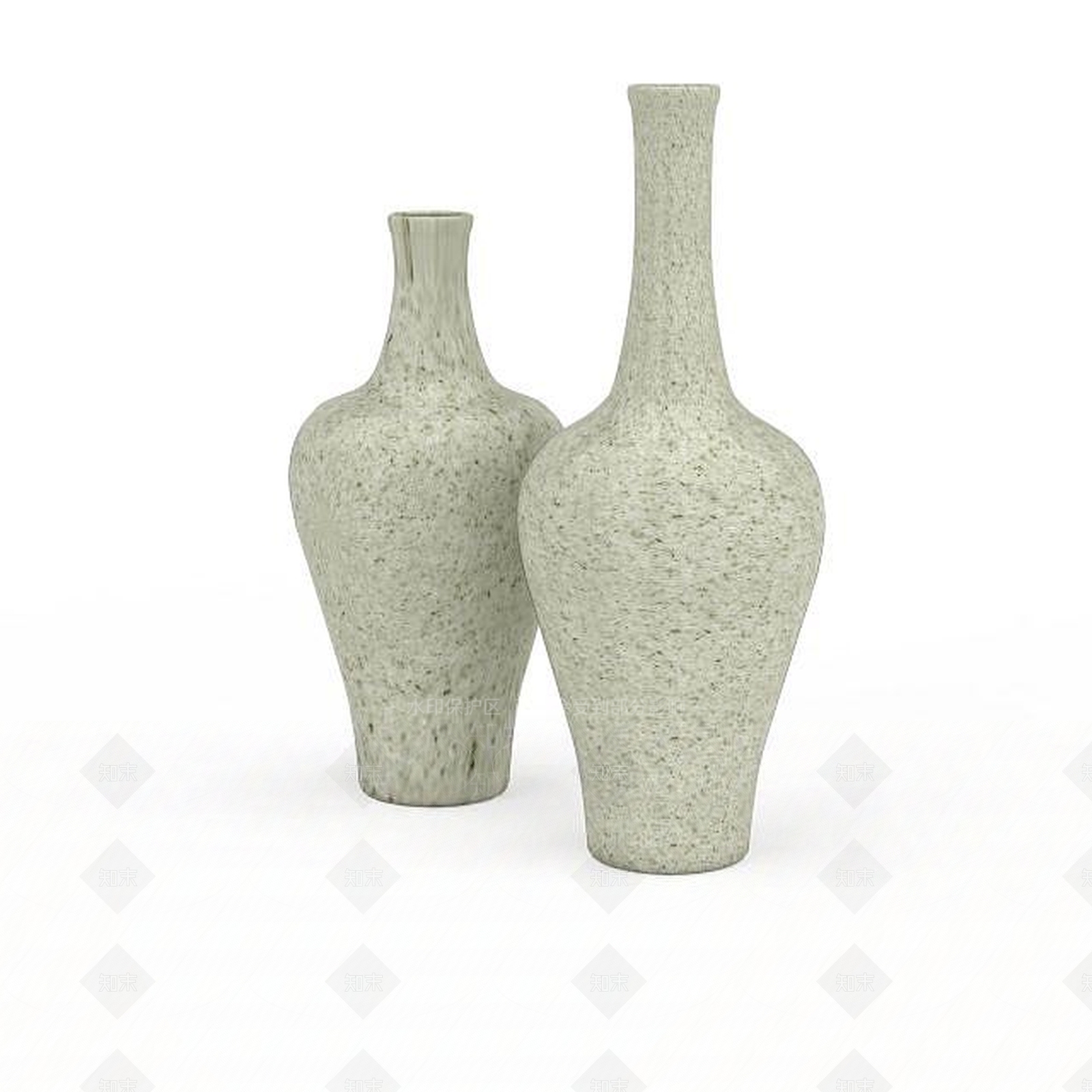 中式梅瓶3D模型下载【ID:1196497849】