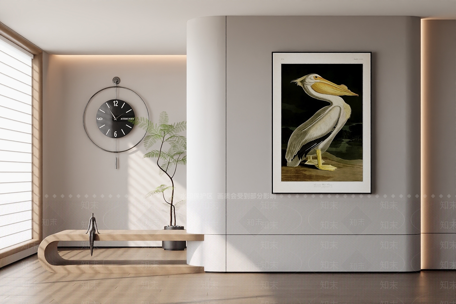 现代北欧挂画3D模型下载【ID:1196313855】