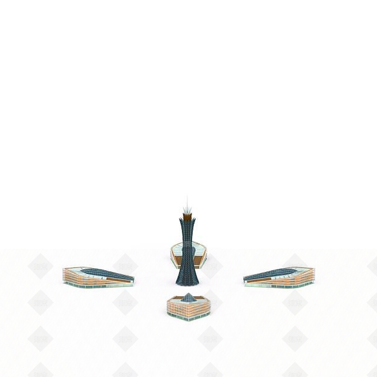 现代建筑物3D模型下载【ID:1196314317】