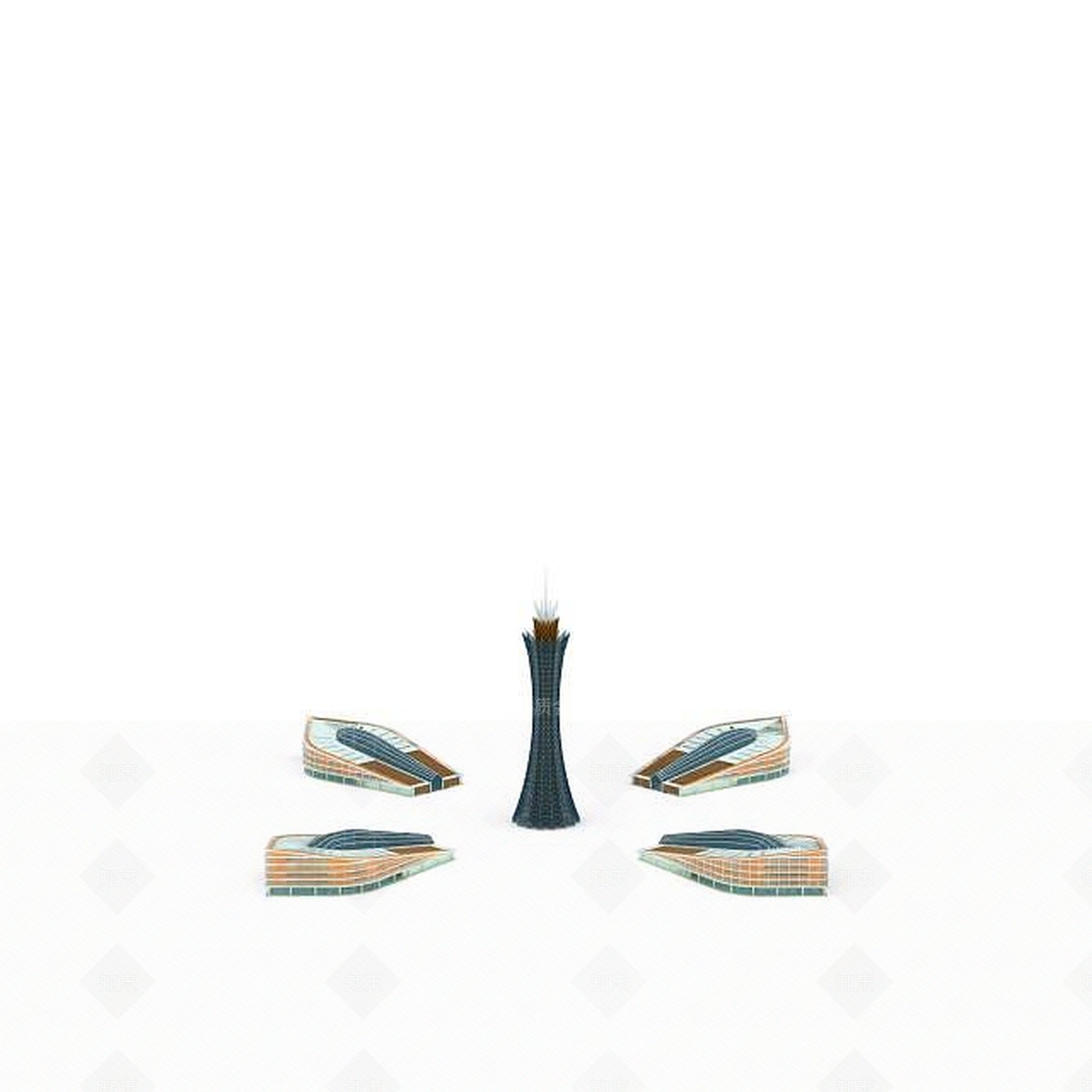 现代建筑物3D模型下载【ID:1196314317】