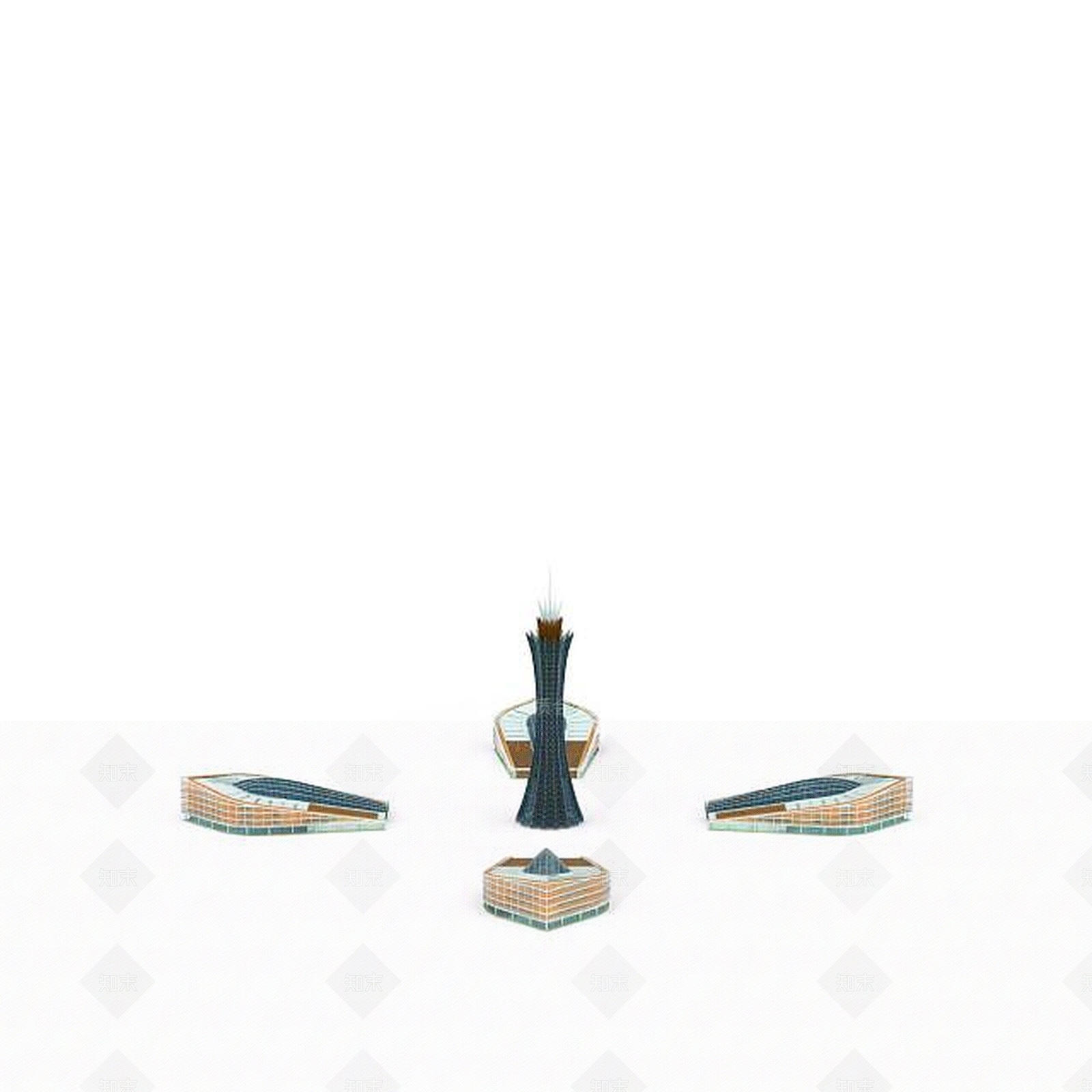 现代建筑物3D模型下载【ID:1196314317】