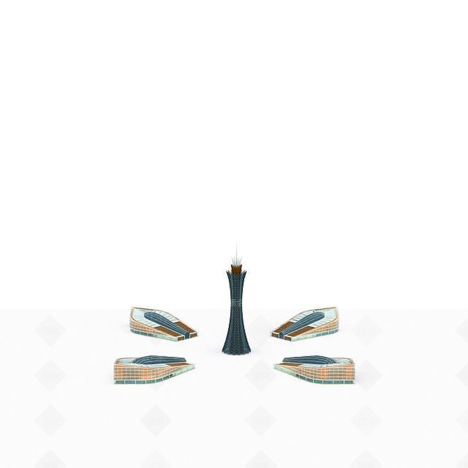 现代建筑物3D模型下载【ID:1196314317】