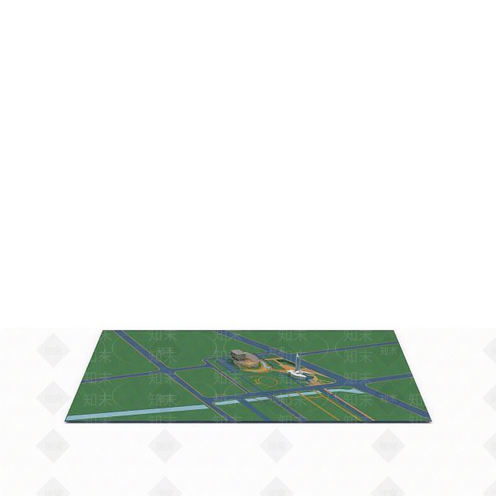 现代建筑3D模型下载【ID:1196314413】