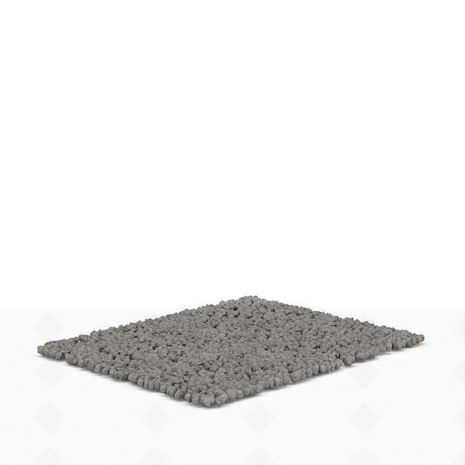 现代灰色防滑垫3D模型下载【ID:1196497280】