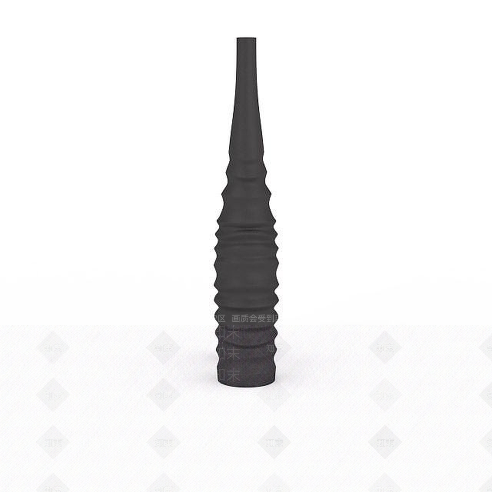 现代灰色陈设瓶3D模型下载【ID:1196497966】