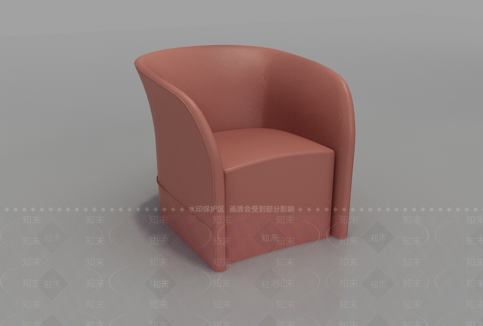 意式轻奢单人沙发3D模型下载【ID:1196317783】