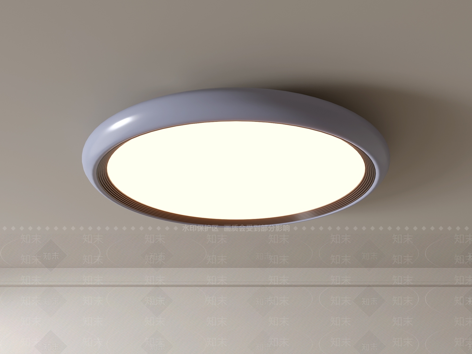 现代吸顶灯3D模型下载【ID:1196317963】