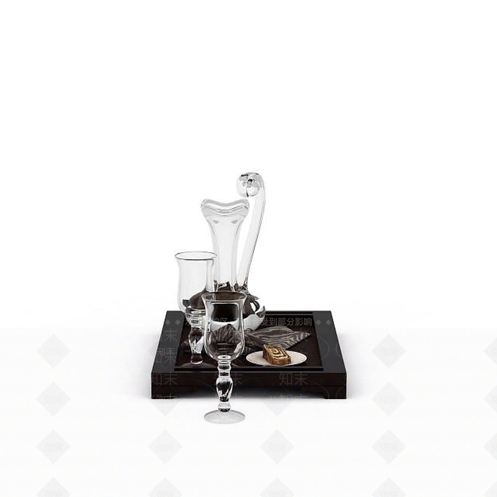欧式古典欧式玻璃杯3D模型下载【ID:1196496433】