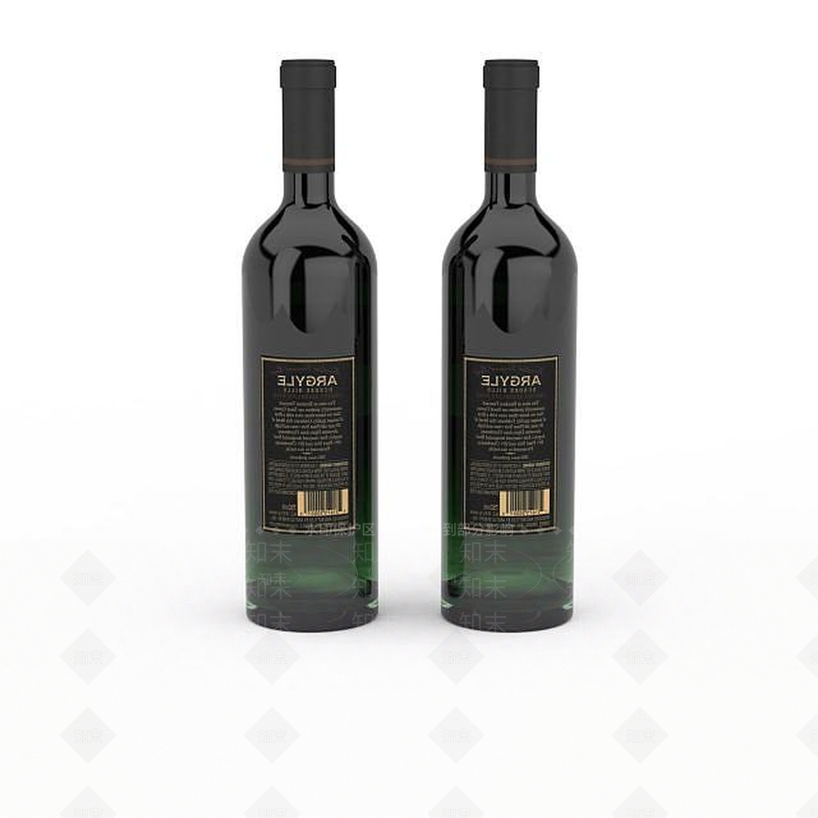 现代红酒瓶3D模型下载【ID:1196498093】