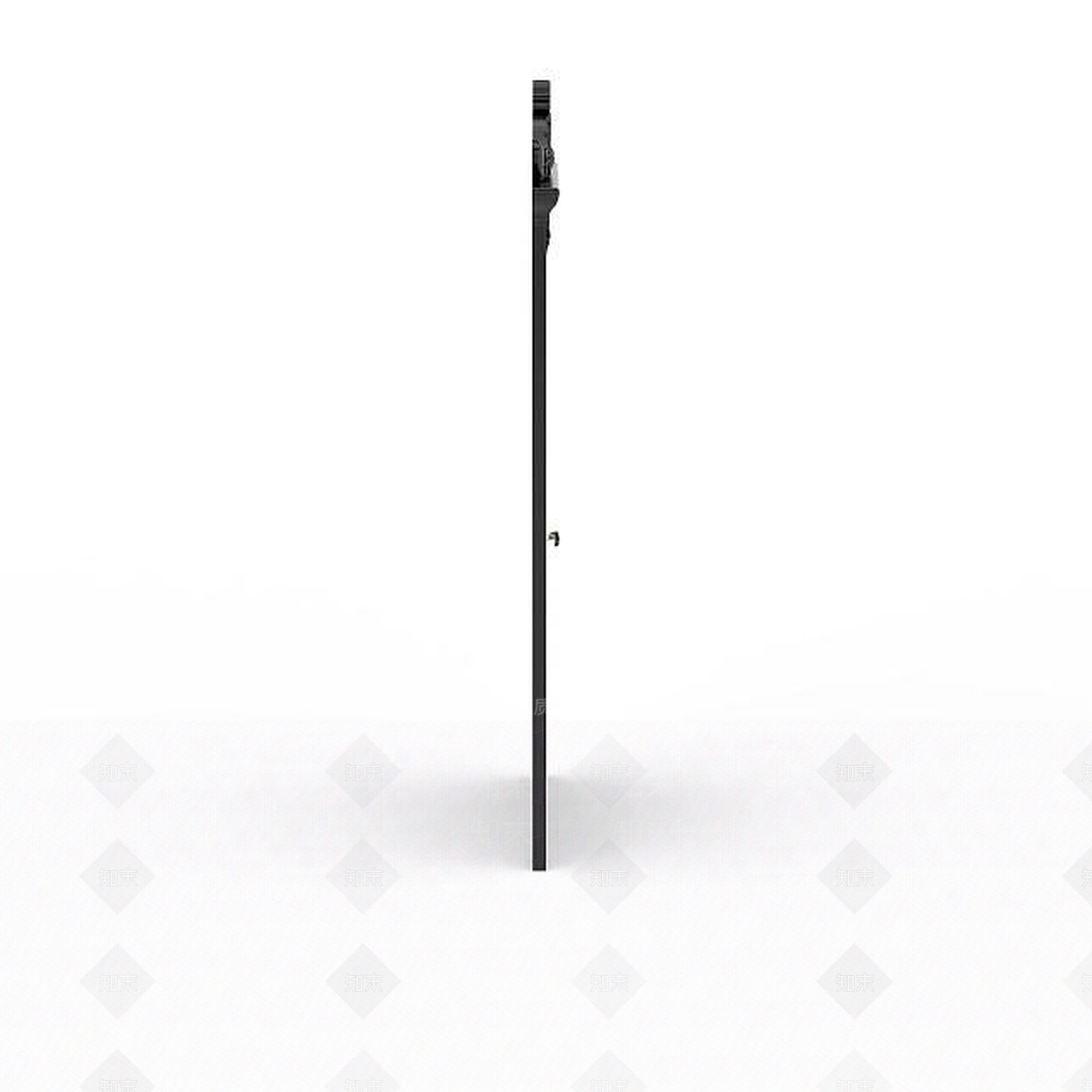 现代黑色雕花大门3D模型下载【ID:1196498048】