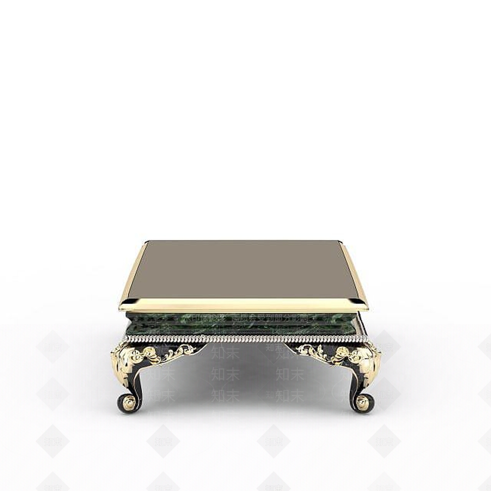 现代雕花四方桌子3D模型下载【ID:1196498936】
