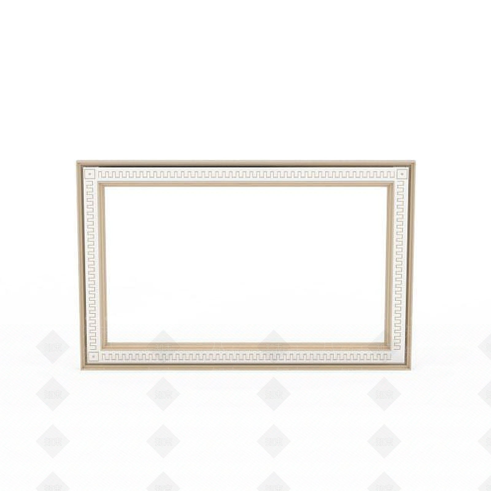 现代四方木质画框3D模型下载【ID:1196498221】