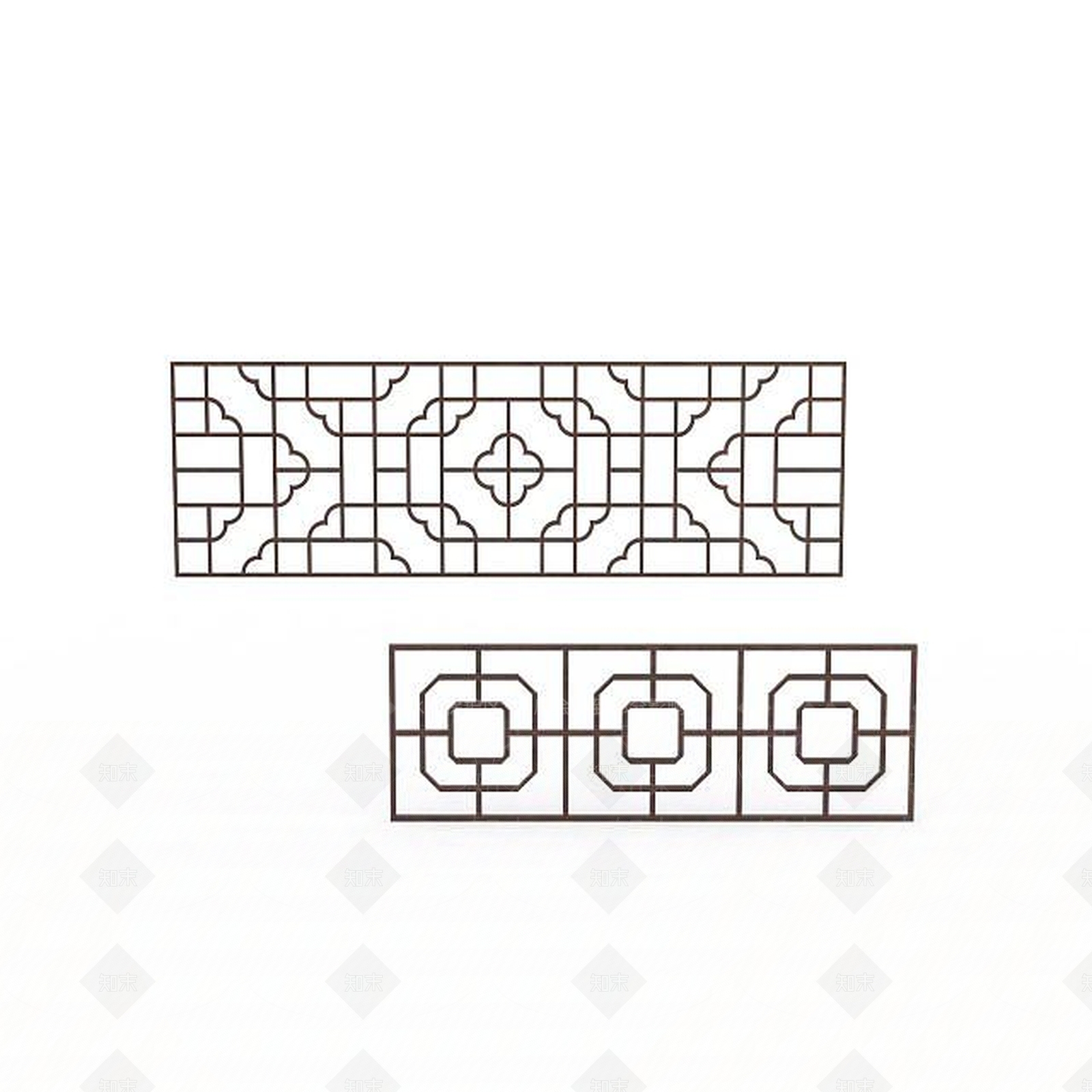 现代花格屏风3D模型下载【ID:1196326451】