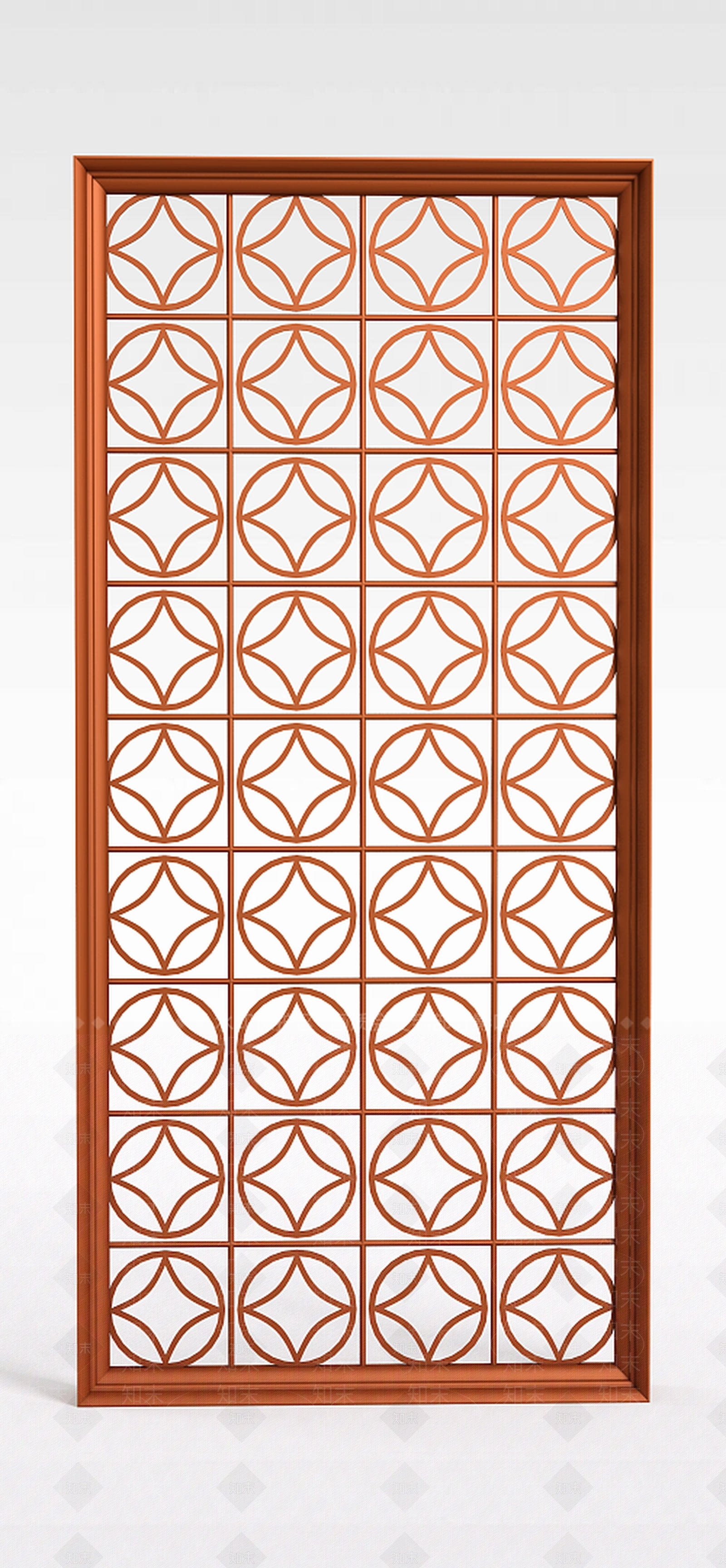 现代木制花格屏风3D模型下载【ID:1196326589】