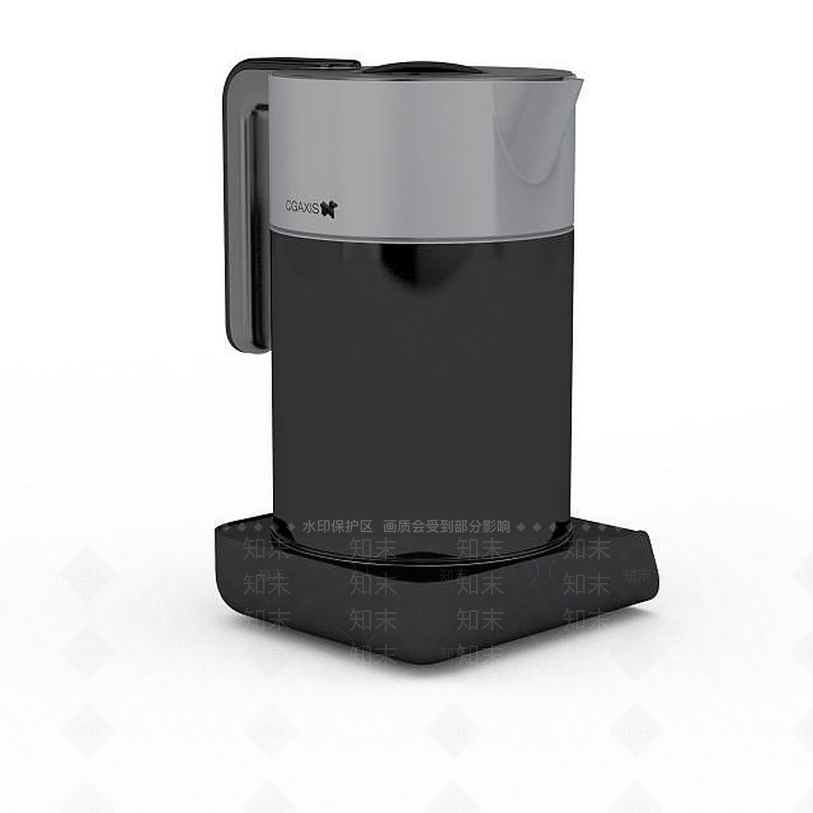 现代电热水壶3D模型下载【ID:1196497541】
