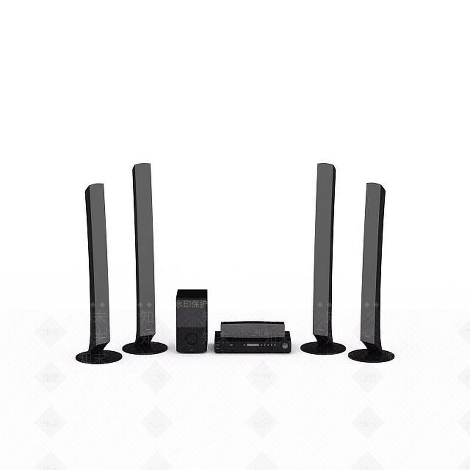 现代音响喇叭3D模型下载【ID:1196499604】