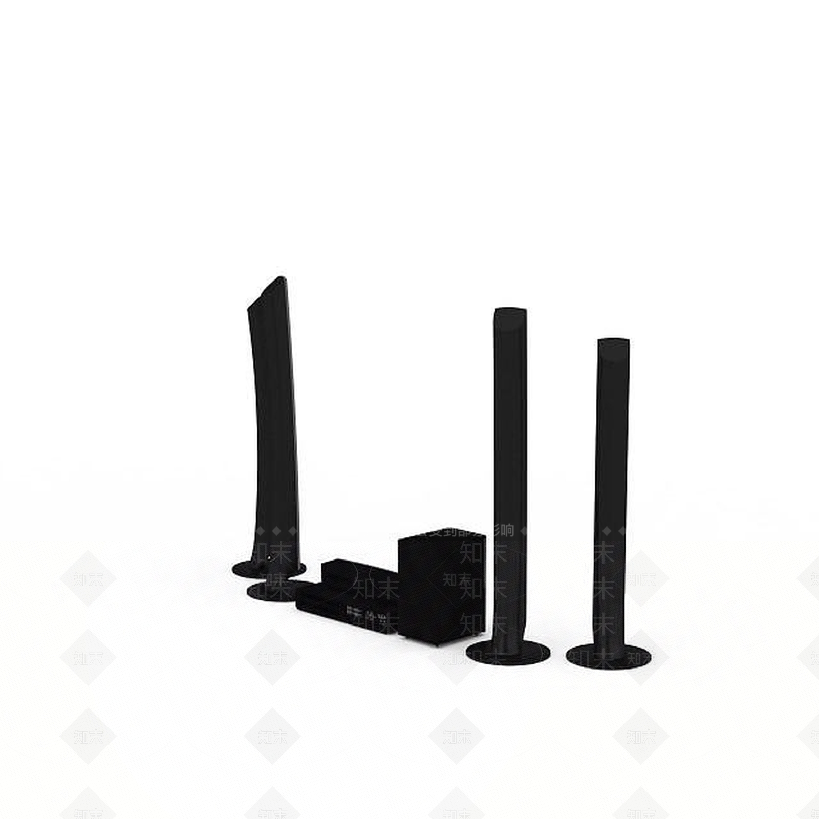 现代音响喇叭3D模型下载【ID:1196499604】