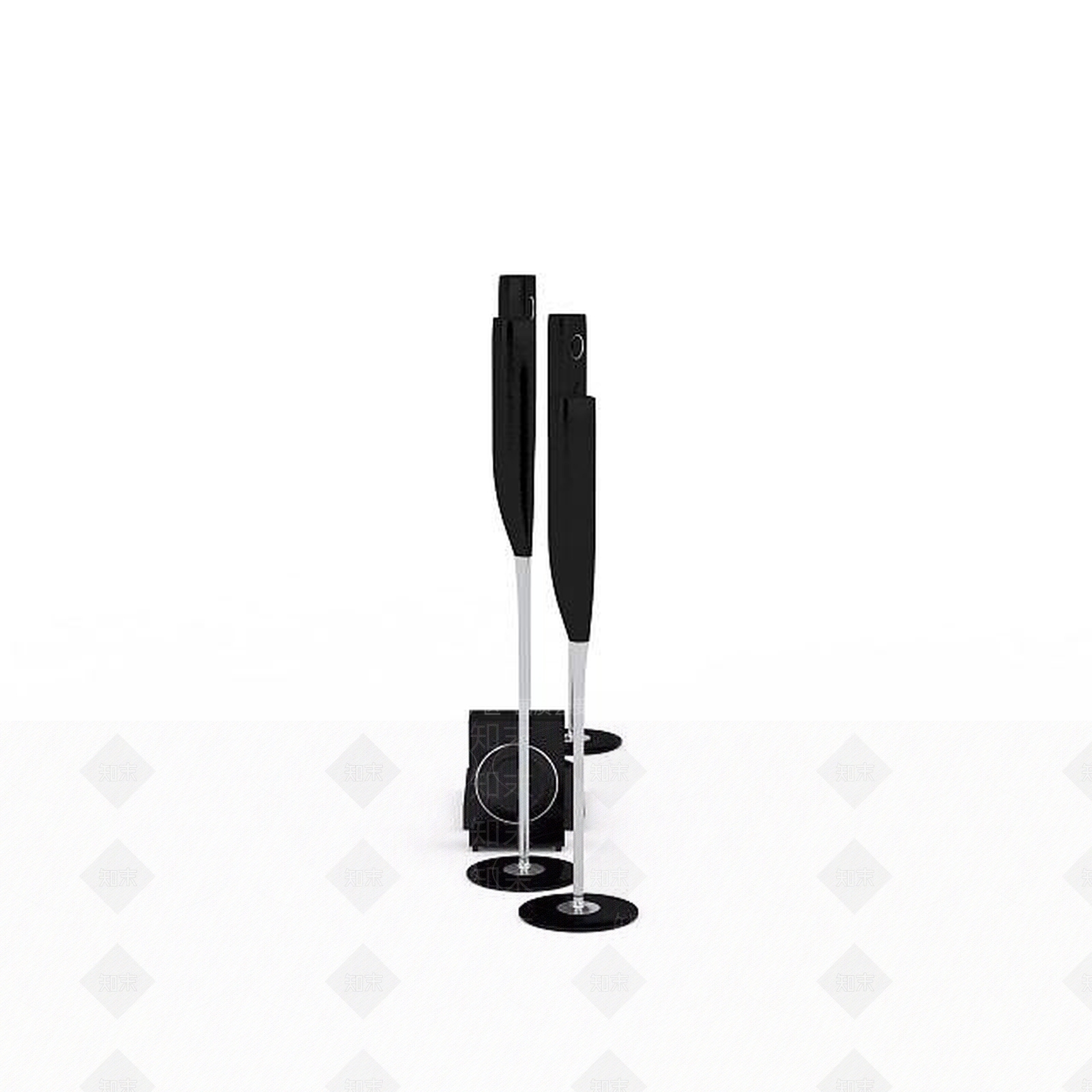 现代家用音响3D模型下载【ID:1196497572】