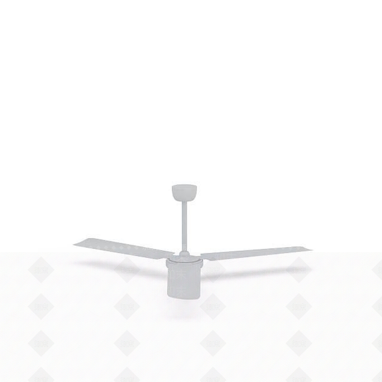 现代电风扇3D模型渲染效果图