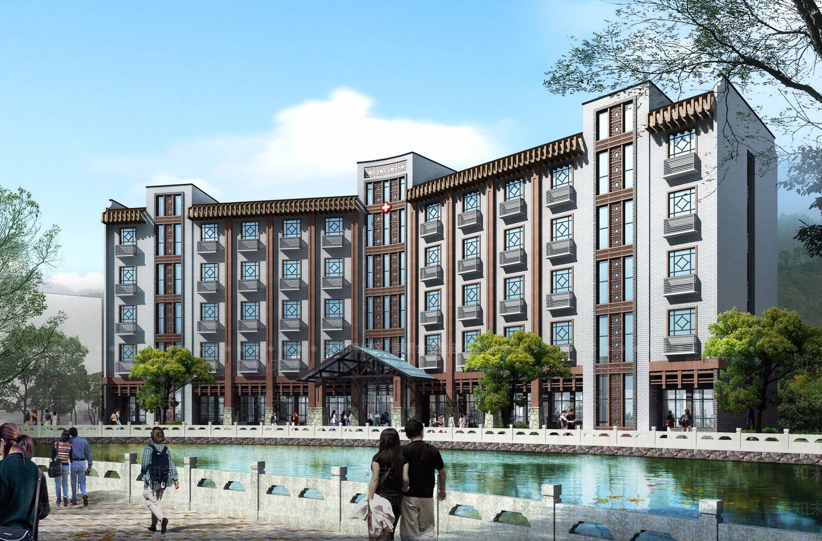 中式其他公共建筑3D模型下载【ID:1196331625】