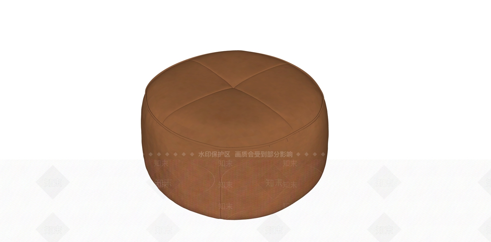 现代中古沙发凳SU模型下载【ID:1196332354】