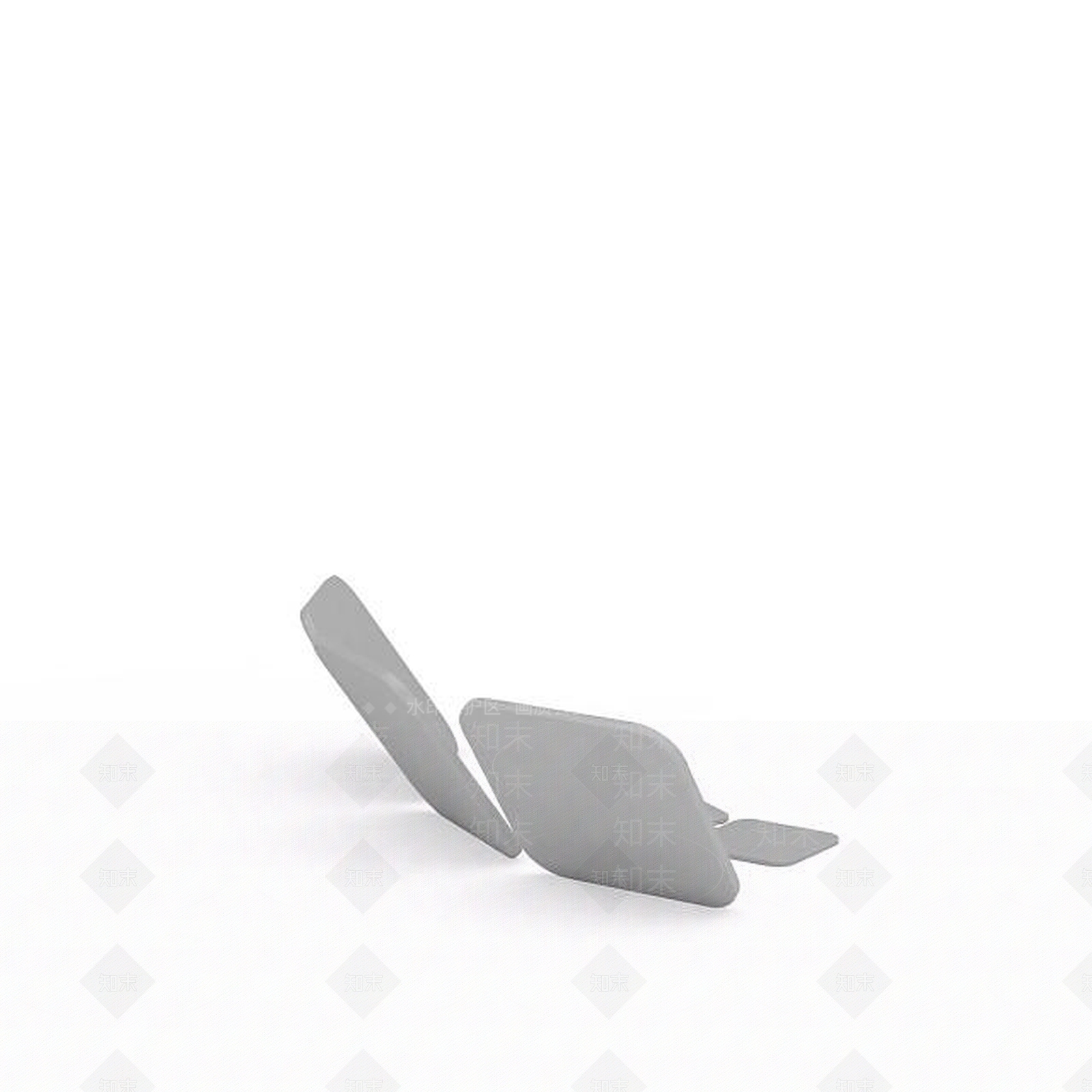 现代灰色桌子垫3D模型下载【ID:1196337173】