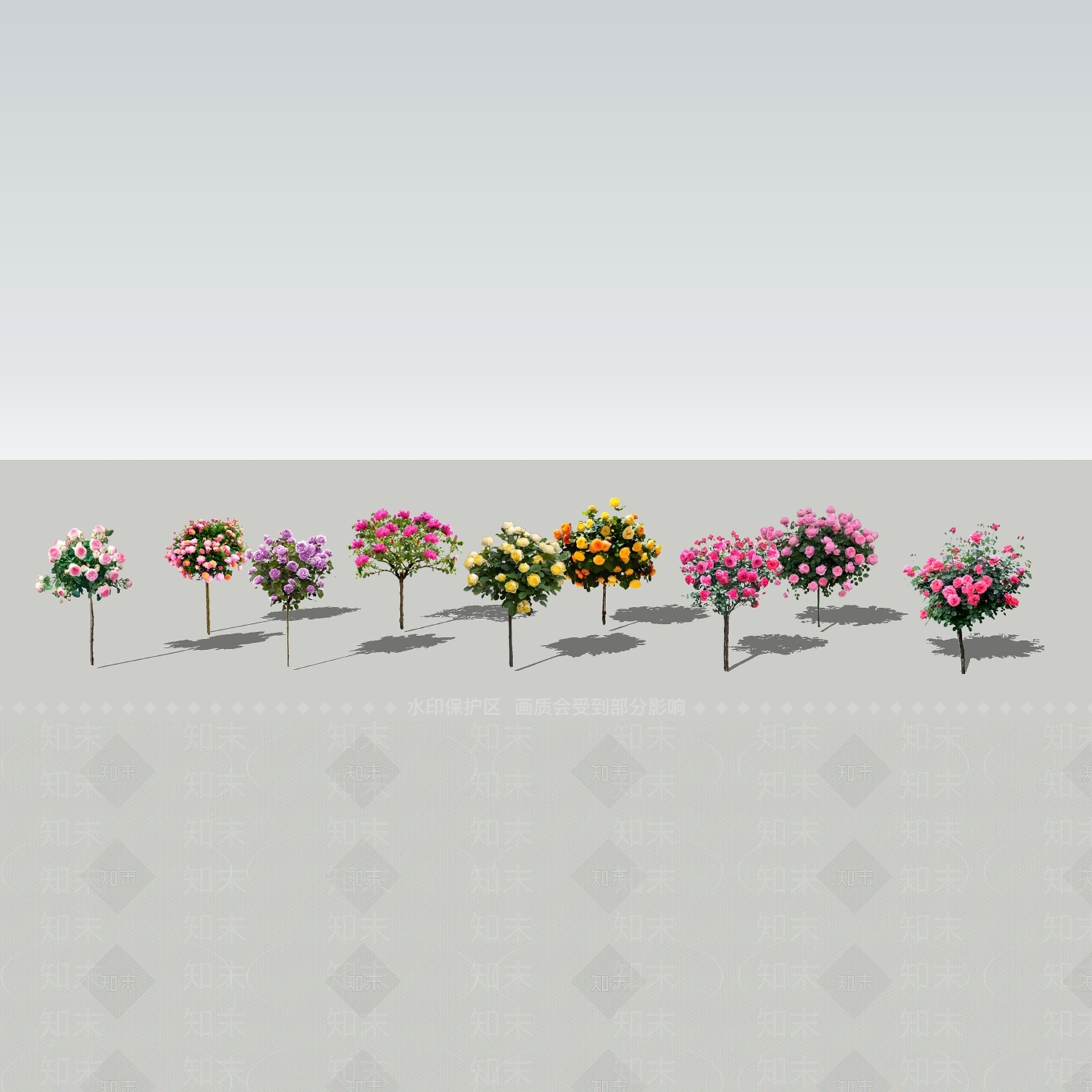 灌木SU模型下载【ID:1196337533】