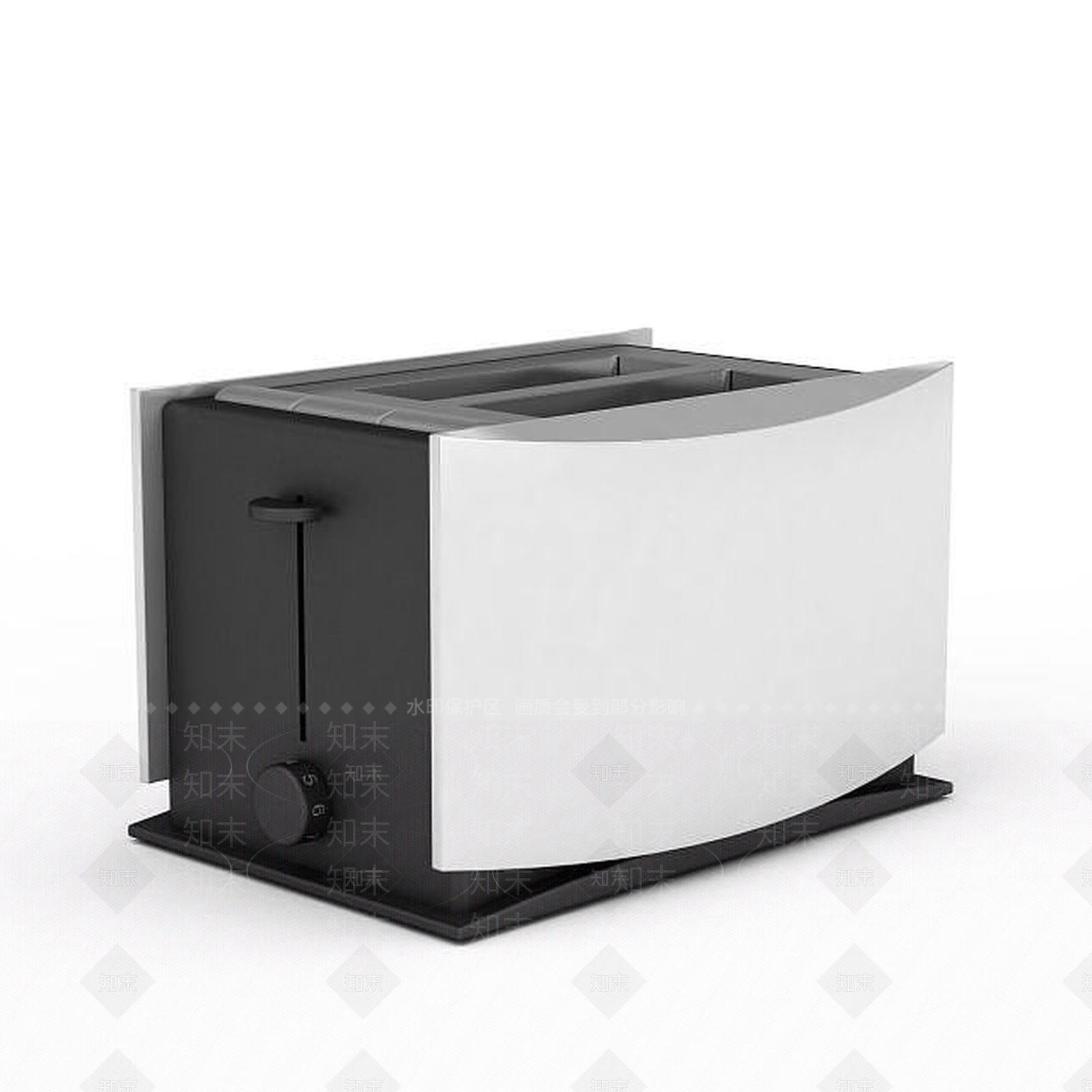 现代面包机3D模型下载【ID:1196338608】