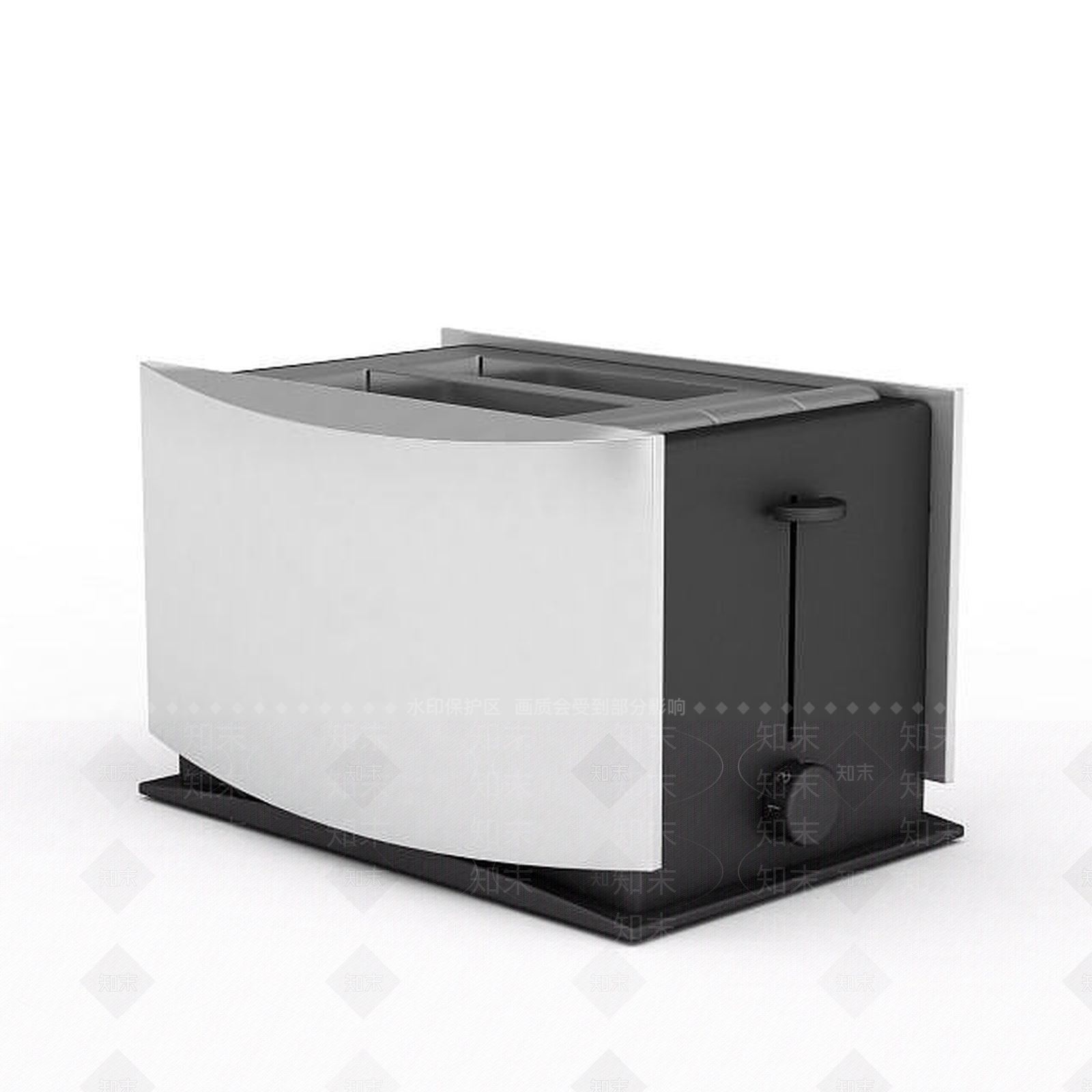 现代面包机3D模型下载【ID:1196338608】