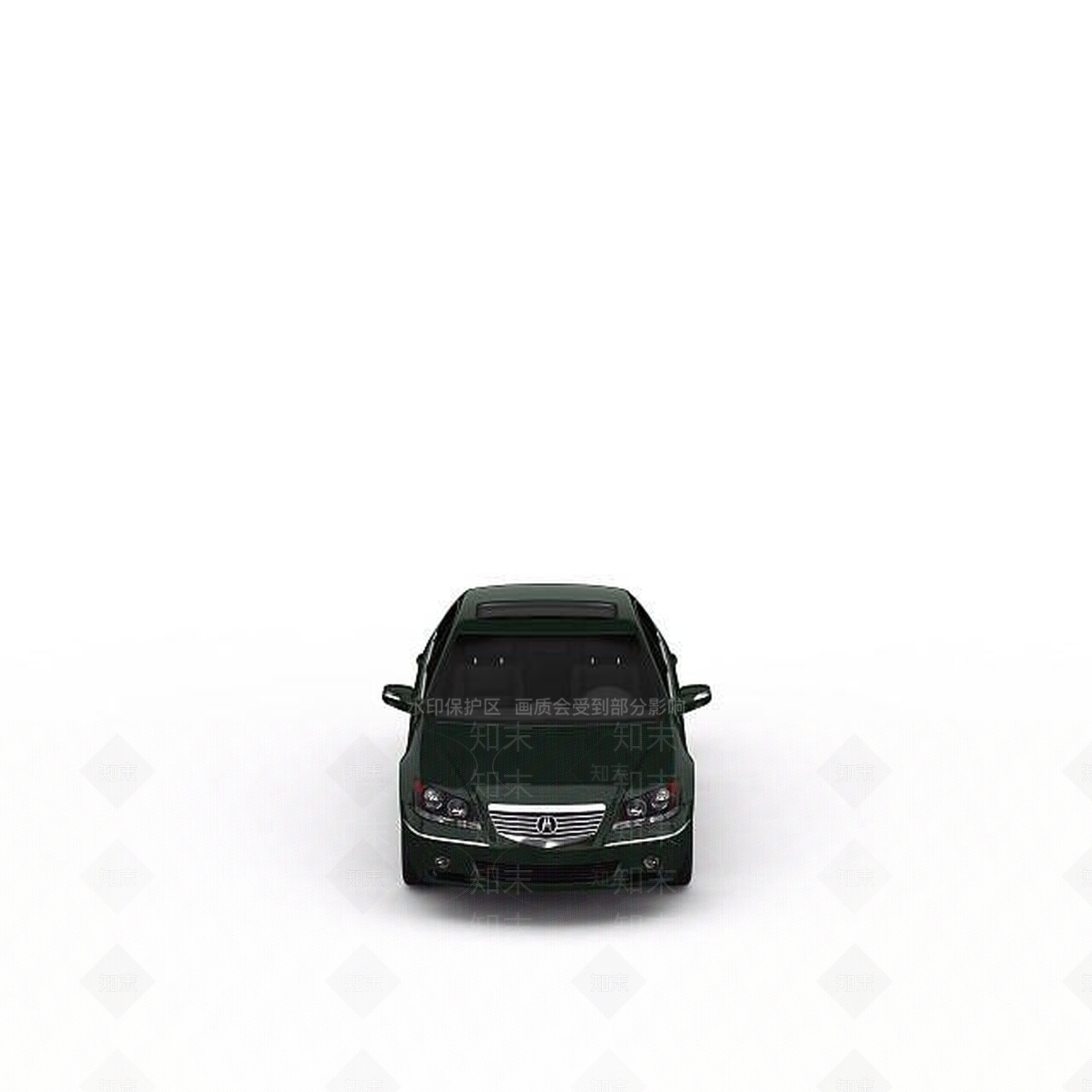 现代绿色讴歌RL汽车3D模型下载【ID:1196339181】