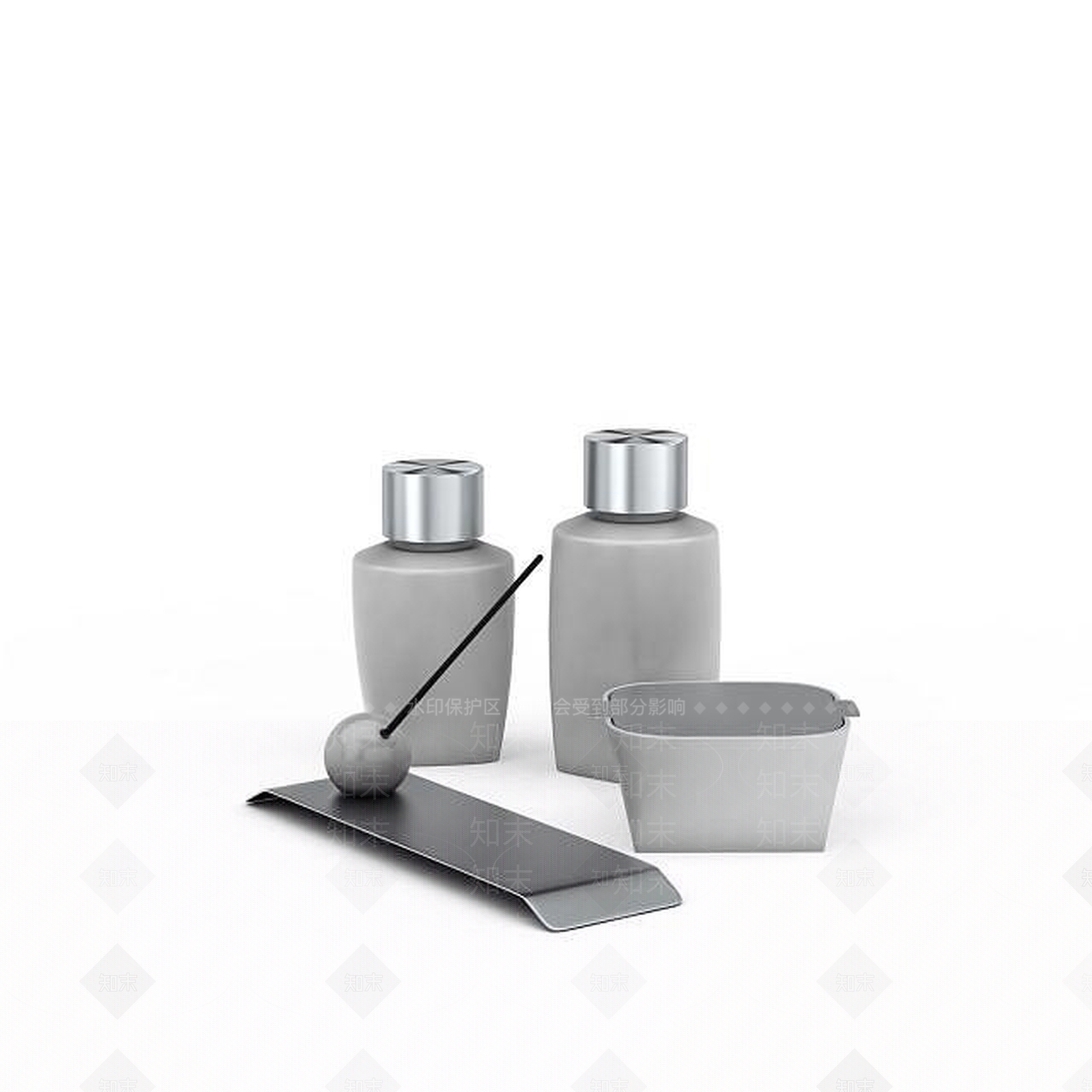 现代化妆用品3D模型下载【ID:1196339197】